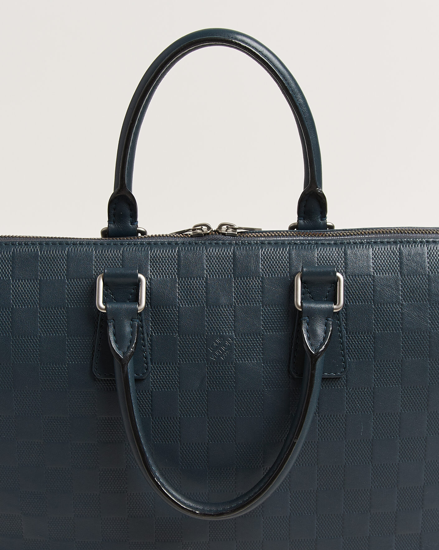 Heren | Pre-Owned & Vintage Bags | Louis Vuitton Pre-Owned | Porte Documents Bag Damier Infini Onyx