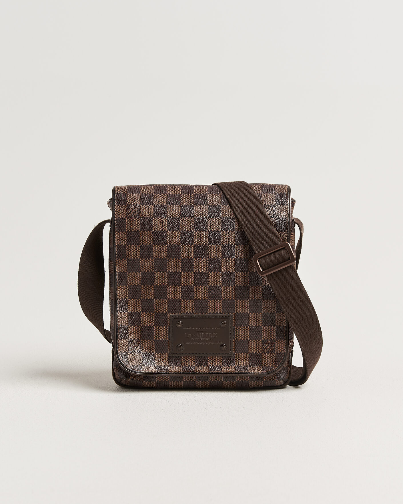 Homme | Pre-Owned & Vintage Bags | Louis Vuitton Pre-Owned | Crossbody Shoulder Bag Damier Ebene