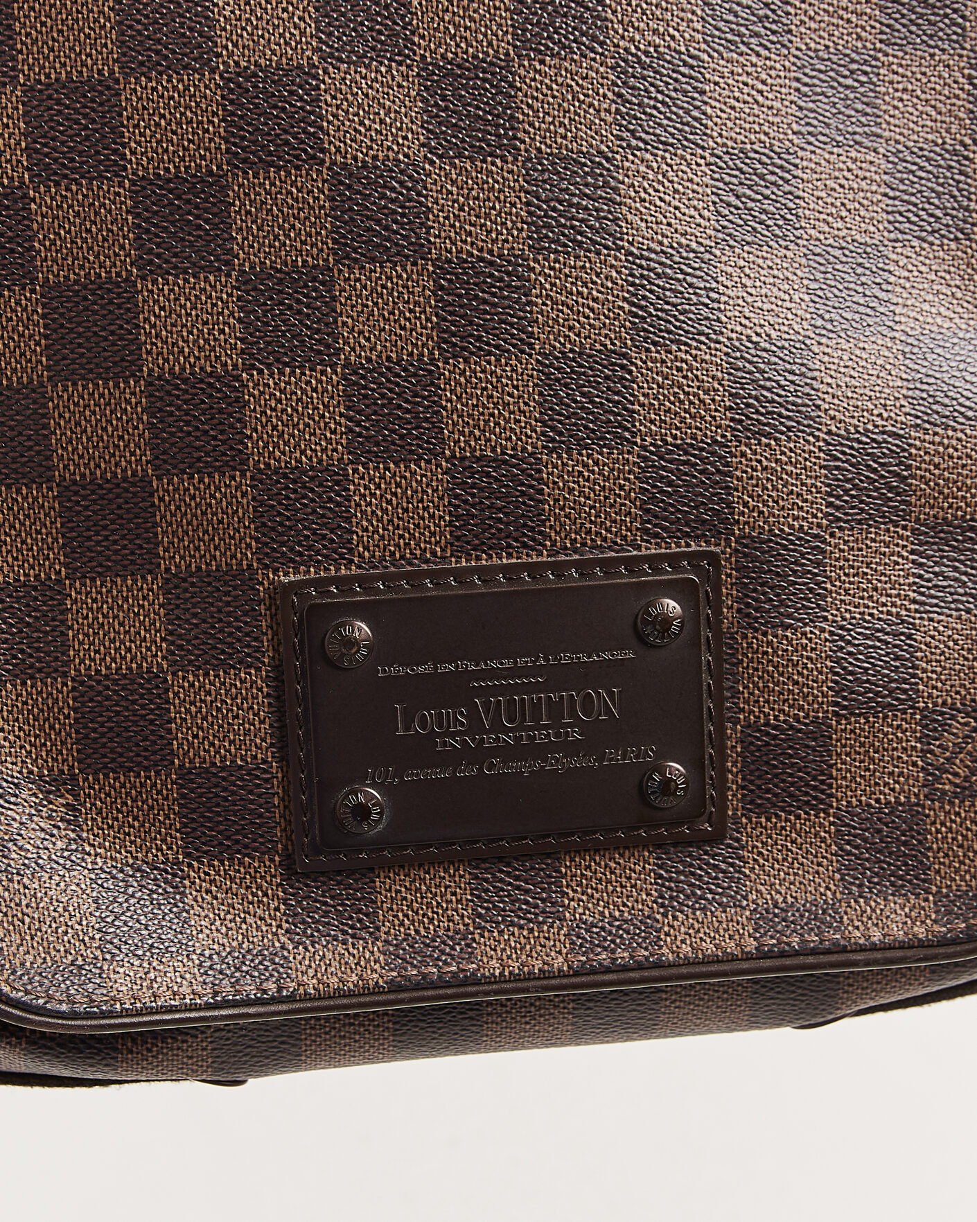 Homme | Pre-Owned & Vintage Bags | Louis Vuitton Pre-Owned | Crossbody Shoulder Bag Damier Ebene