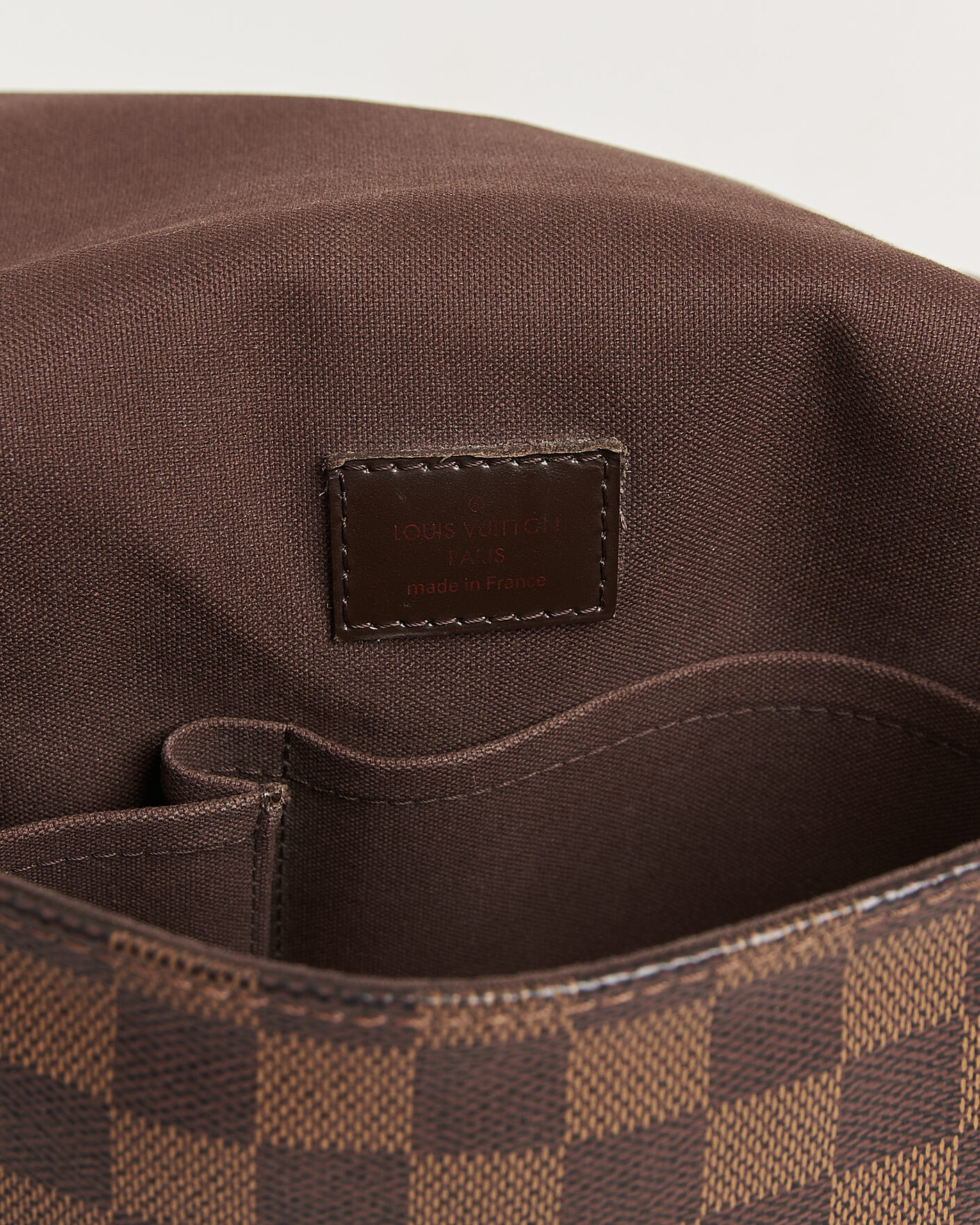 Homme | Pre-Owned & Vintage Bags | Louis Vuitton Pre-Owned | Crossbody Shoulder Bag Damier Ebene