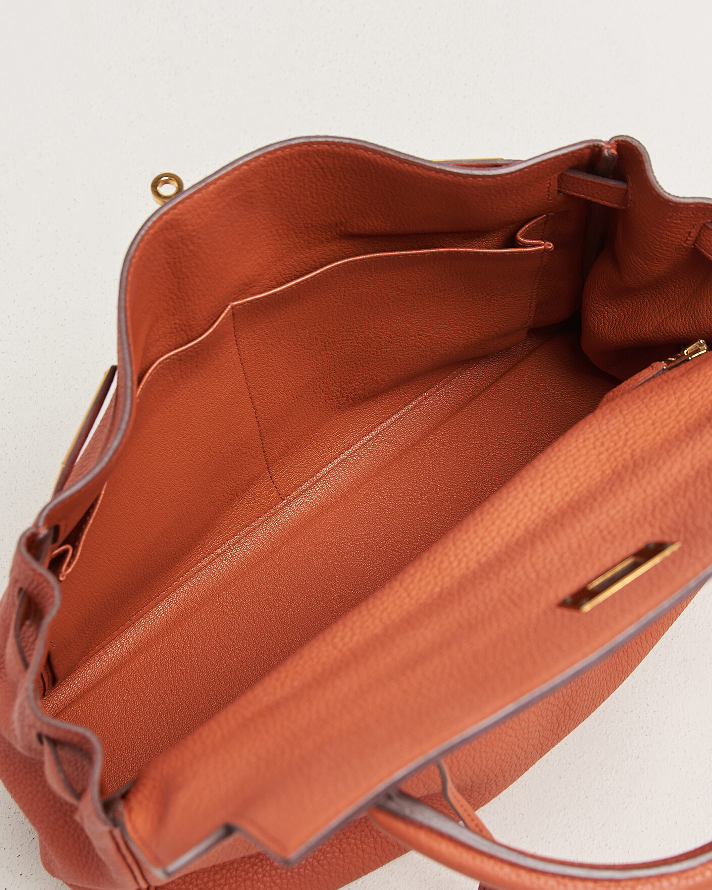 Heren | Pre-Owned & Vintage Bags | Hermès Pre-Owned | Kelly 32 Togo Leather Orange