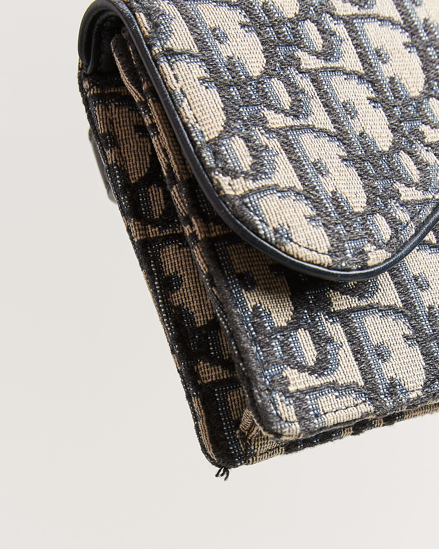 Homme | Pre-Owned & Vintage Bags | Dior Pre-Owned | Saddle Rectangular Belt Bag Blue