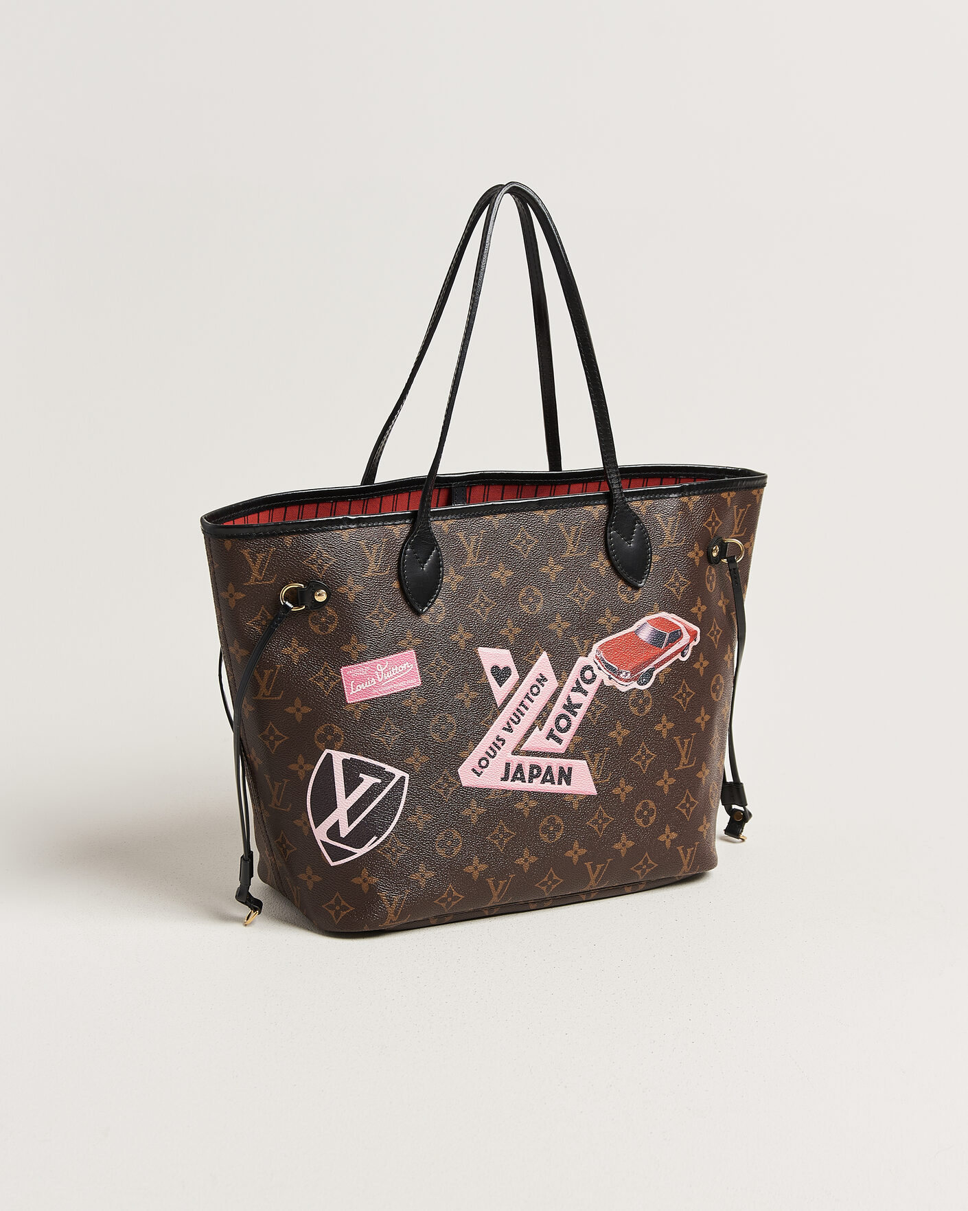 Heren | Pre-Owned & Vintage Bags | Louis Vuitton Pre-Owned | Neverfull MM World Tour Japan Monogram
