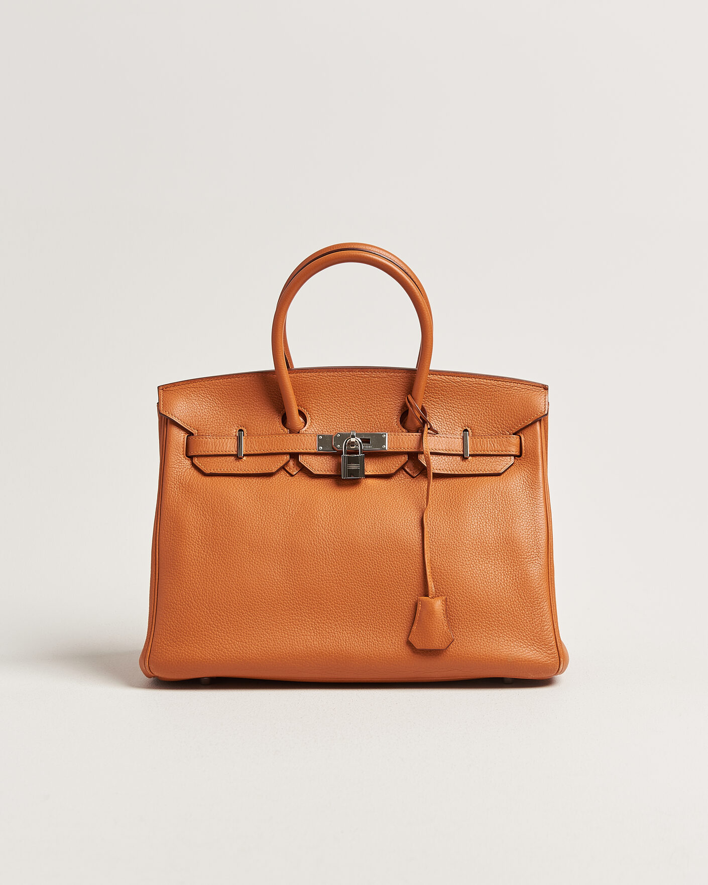 Heren | Pre-Owned & Vintage Bags | Hermès Pre-Owned | Birkin 35 Togo Leather Orange