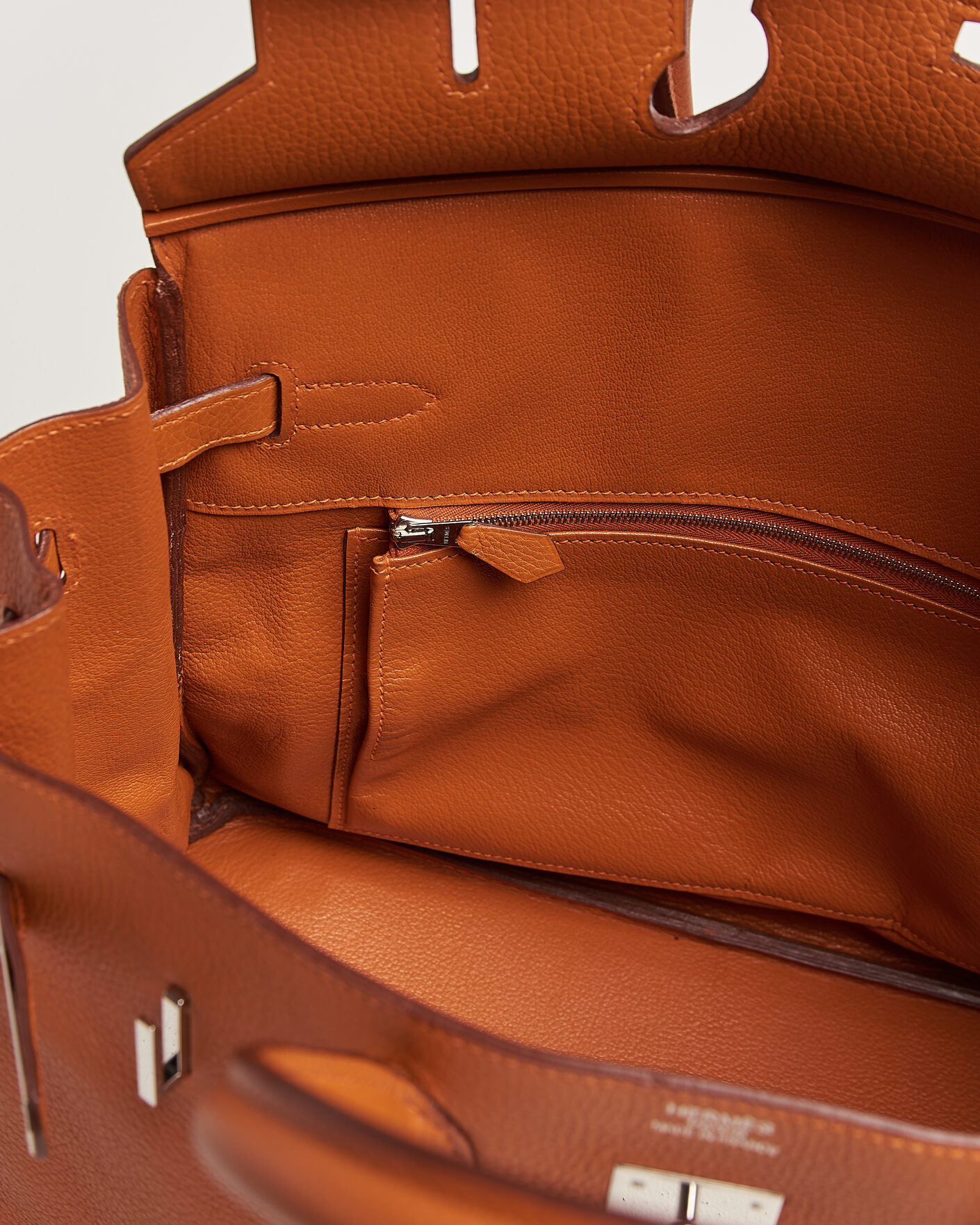 Heren | Pre-Owned & Vintage Bags | Hermès Pre-Owned | Birkin 35 Togo Leather Orange