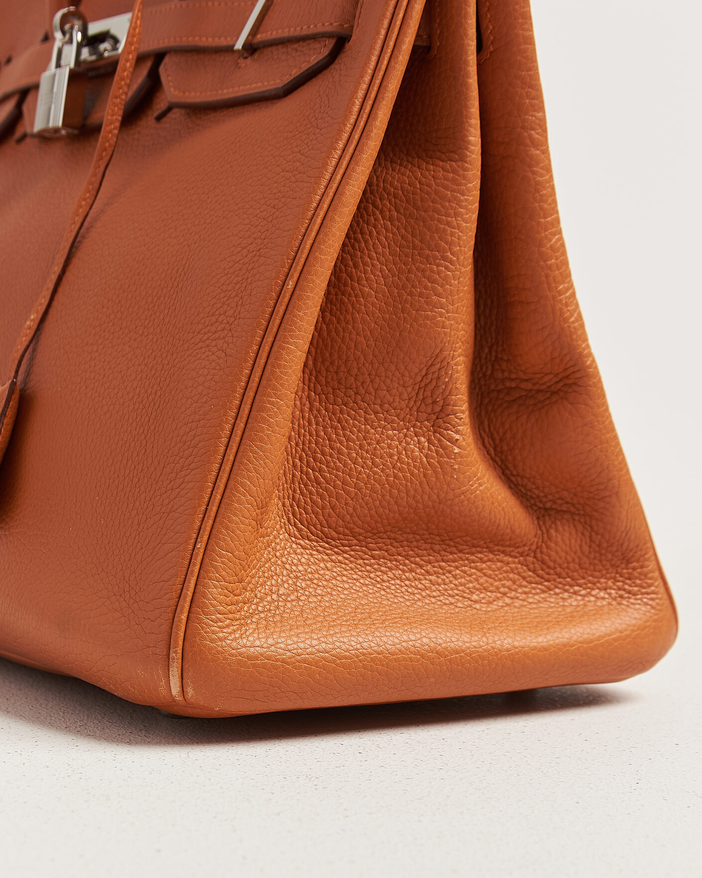Heren | Pre-Owned & Vintage Bags | Hermès Pre-Owned | Birkin 35 Togo Leather Orange