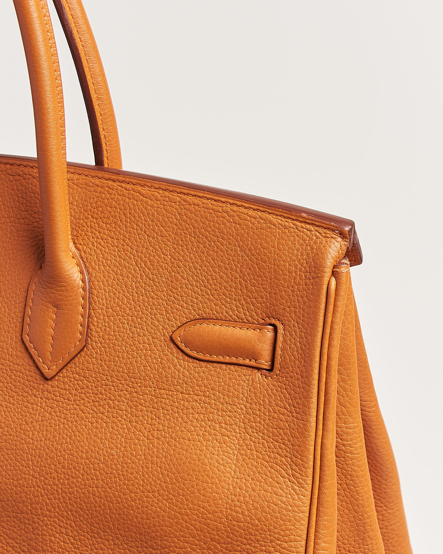 Heren | Pre-Owned & Vintage Bags | Hermès Pre-Owned | Birkin 35 Togo Leather Orange