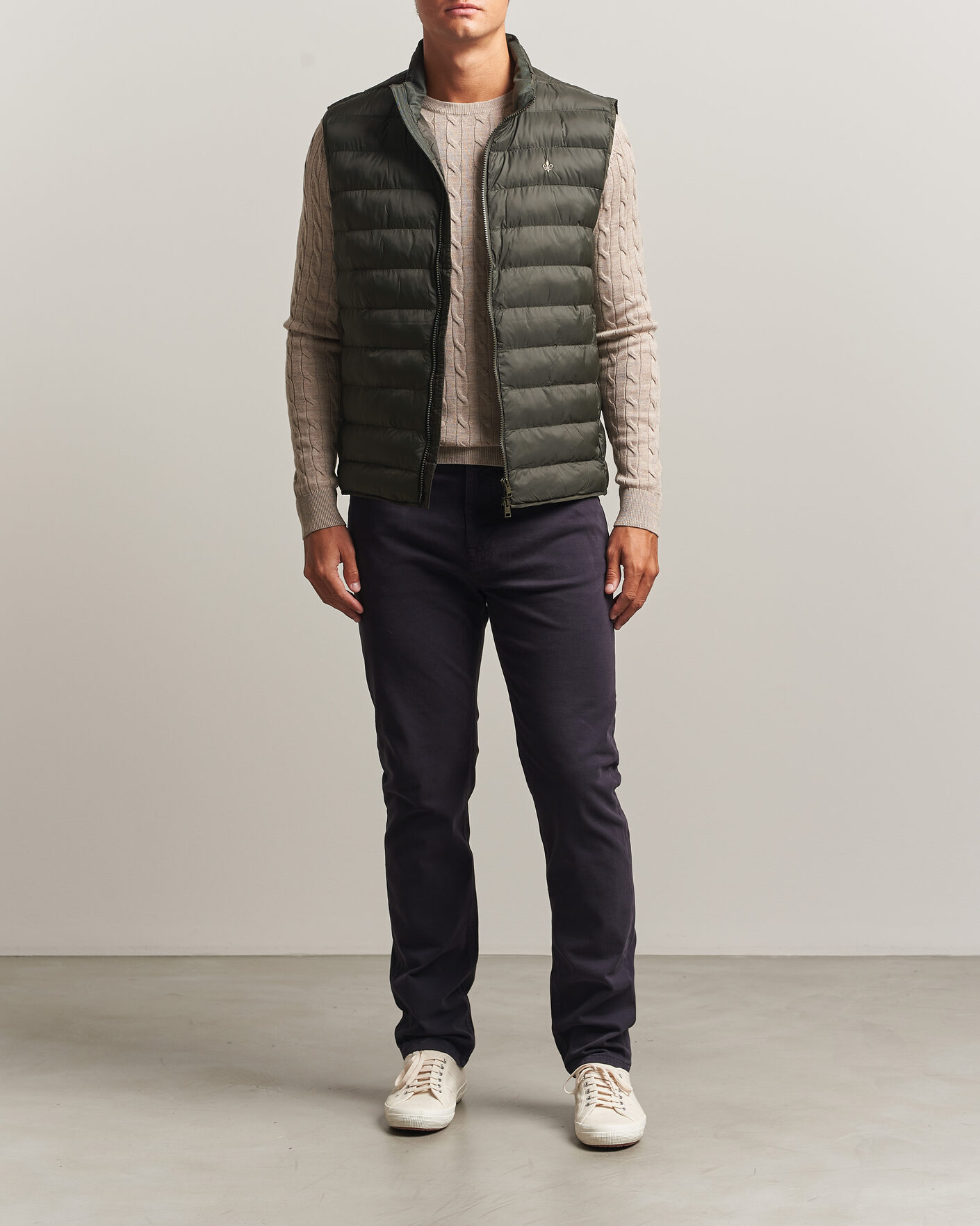 Heren | Gilets | Morris | Norfolk Liner Vest Olive