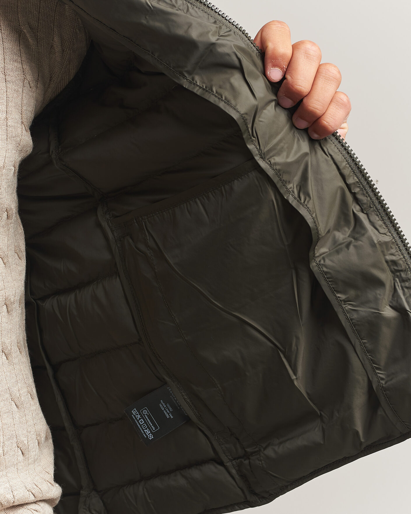Heren | Gilets | Morris | Norfolk Liner Vest Olive