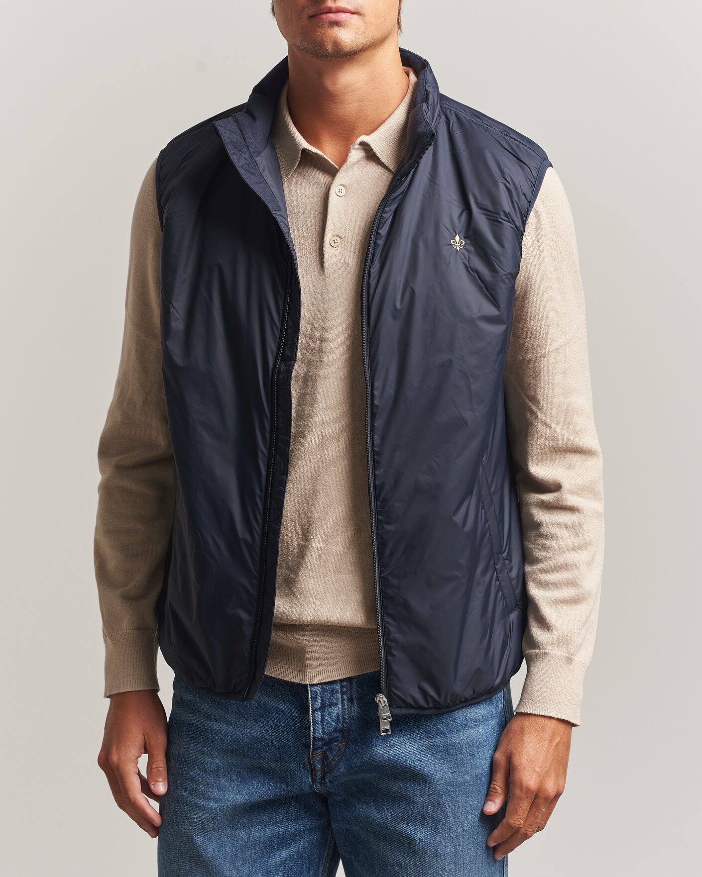 Homme | Gilets | Morris | Bradley Padded Vest Blue