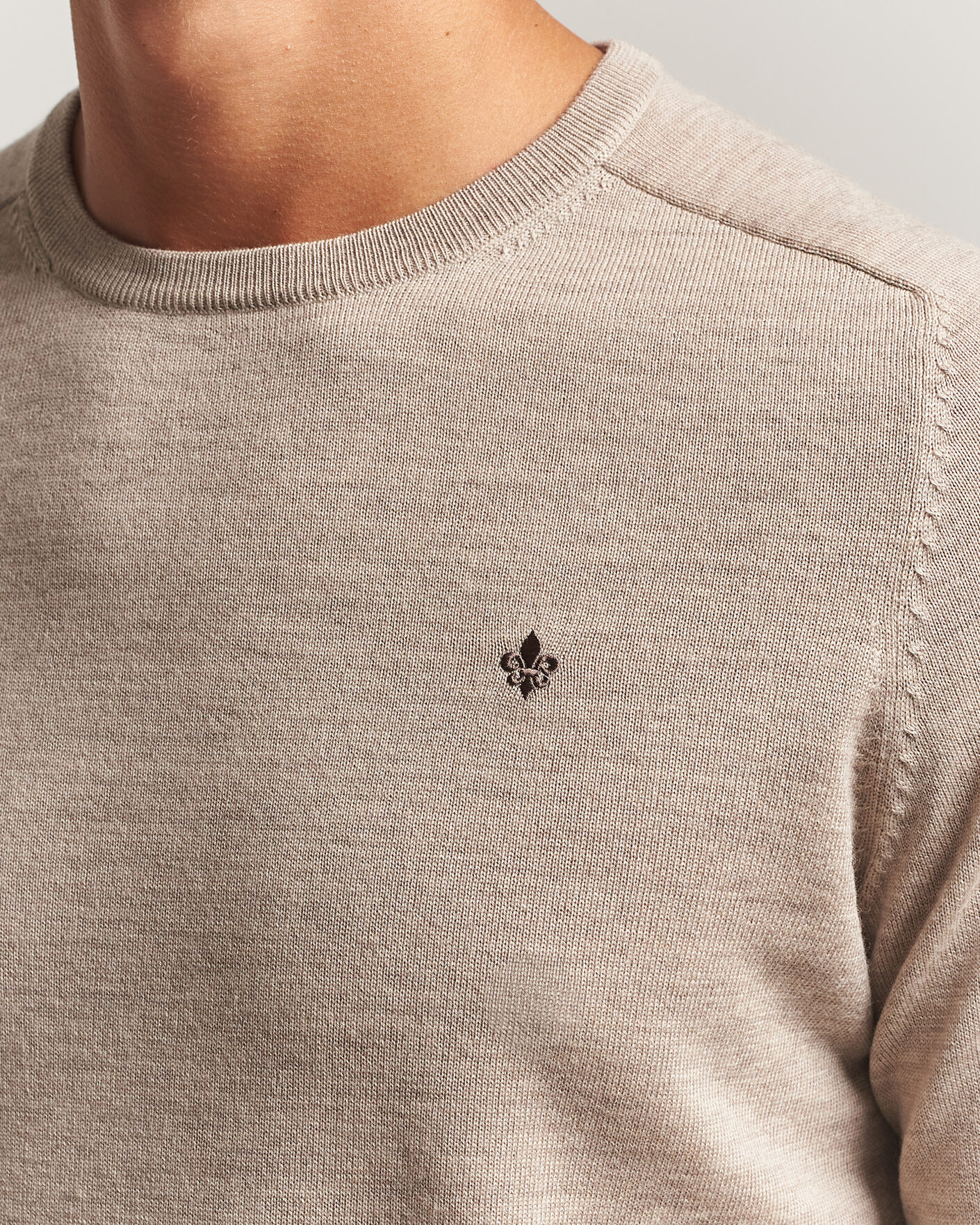 Homme | Pulls Et Tricots | Morris | Merino O-Neck Khaki