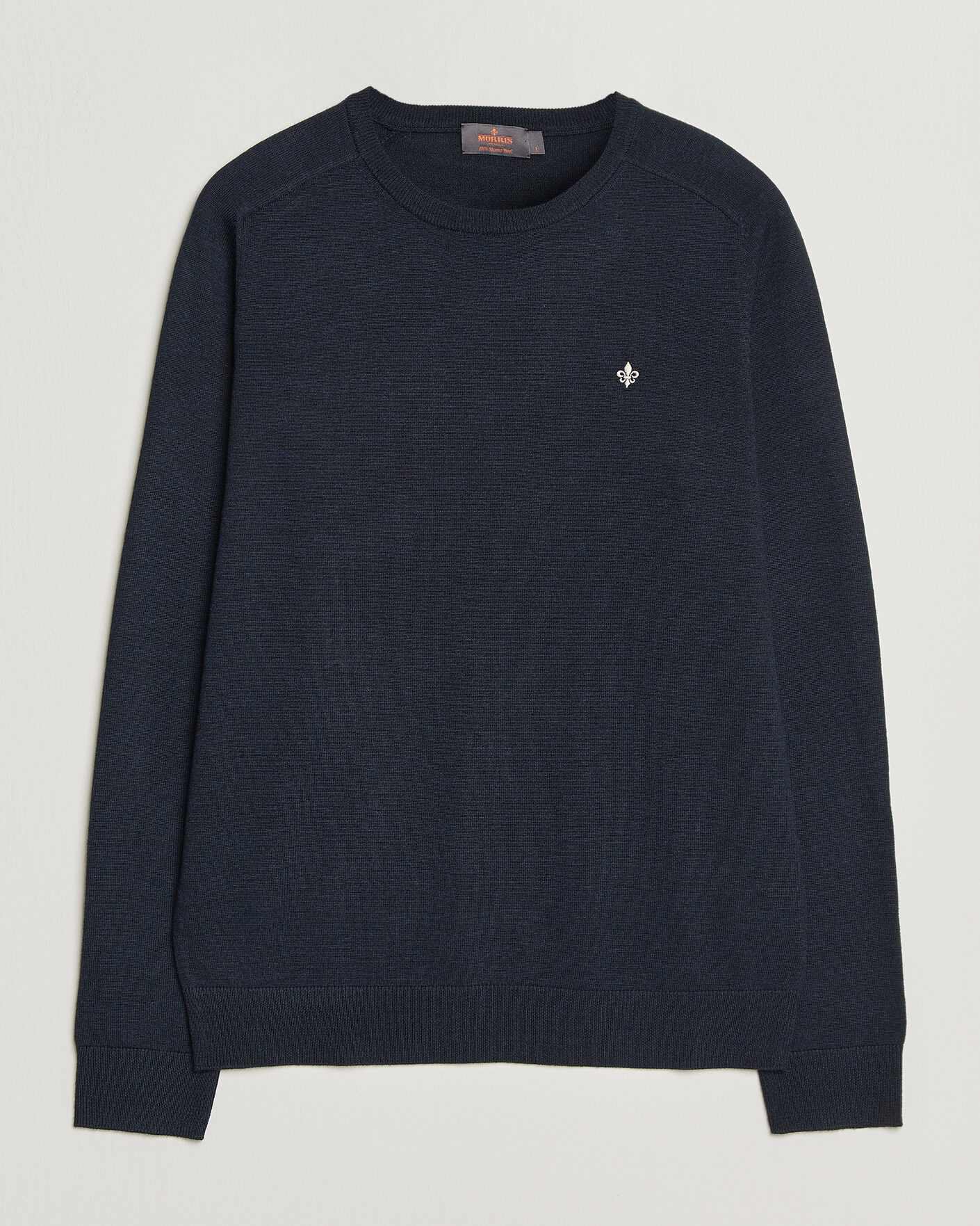 Heren | Truien | Morris | Merino O-Neck Navy