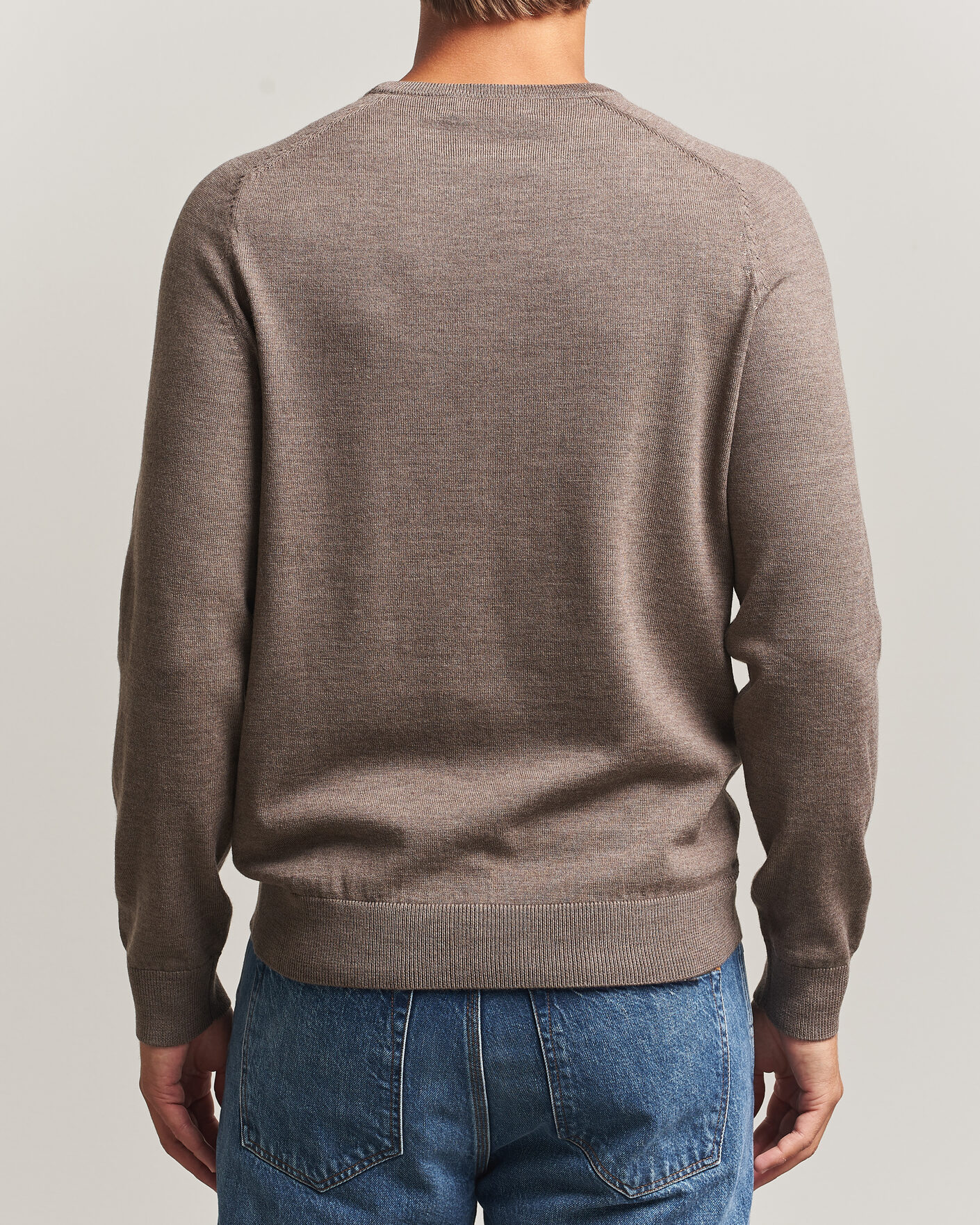 Homme | Pulls Et Tricots | Morris | Merino O-Neck Brown