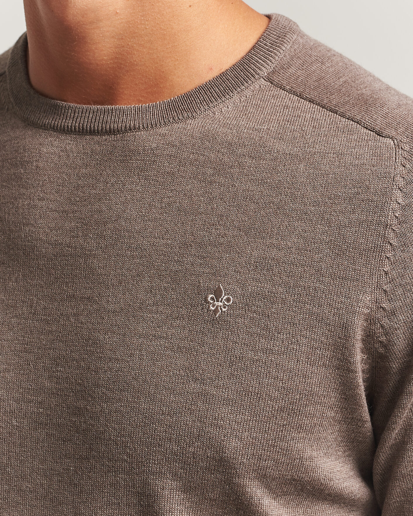 Homme | Pulls Et Tricots | Morris | Merino O-Neck Brown