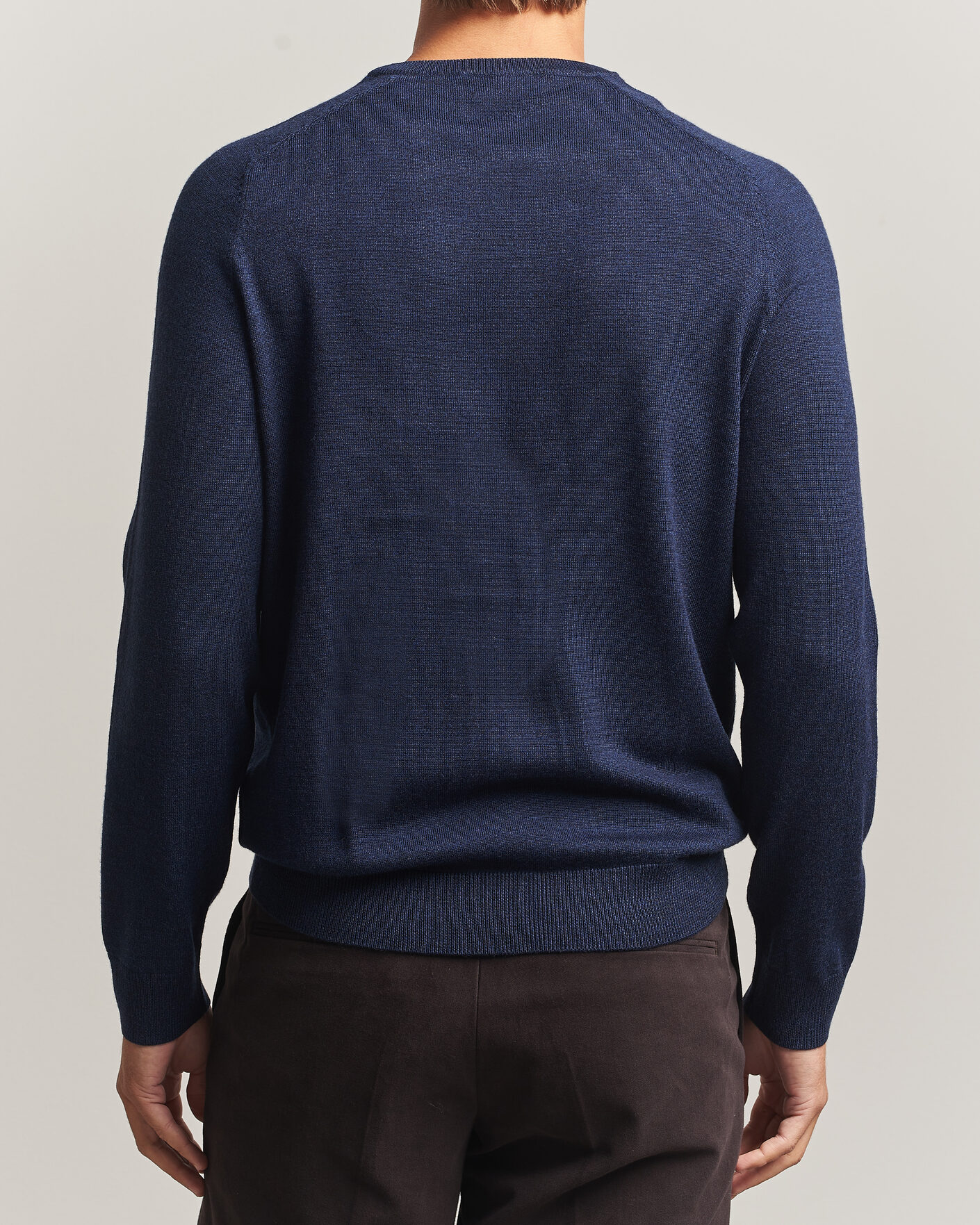 Heren | Truien | Morris | Merino O-Neck Navy