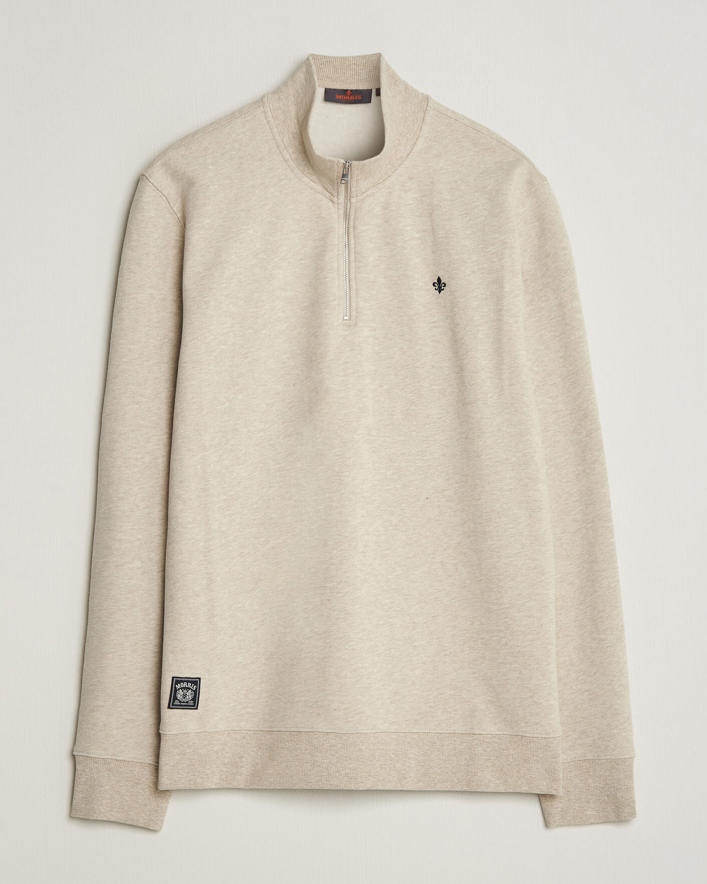 Heren | Truien | Morris | Brandon Lily Half Zip Khaki