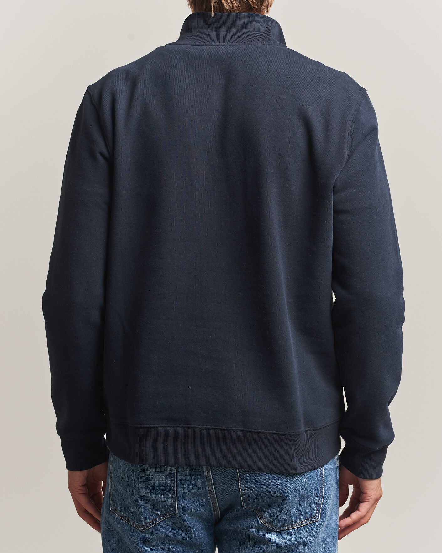 Homme | Pulls Et Tricots | Morris | Brandon Lily Half Zip Old Blue