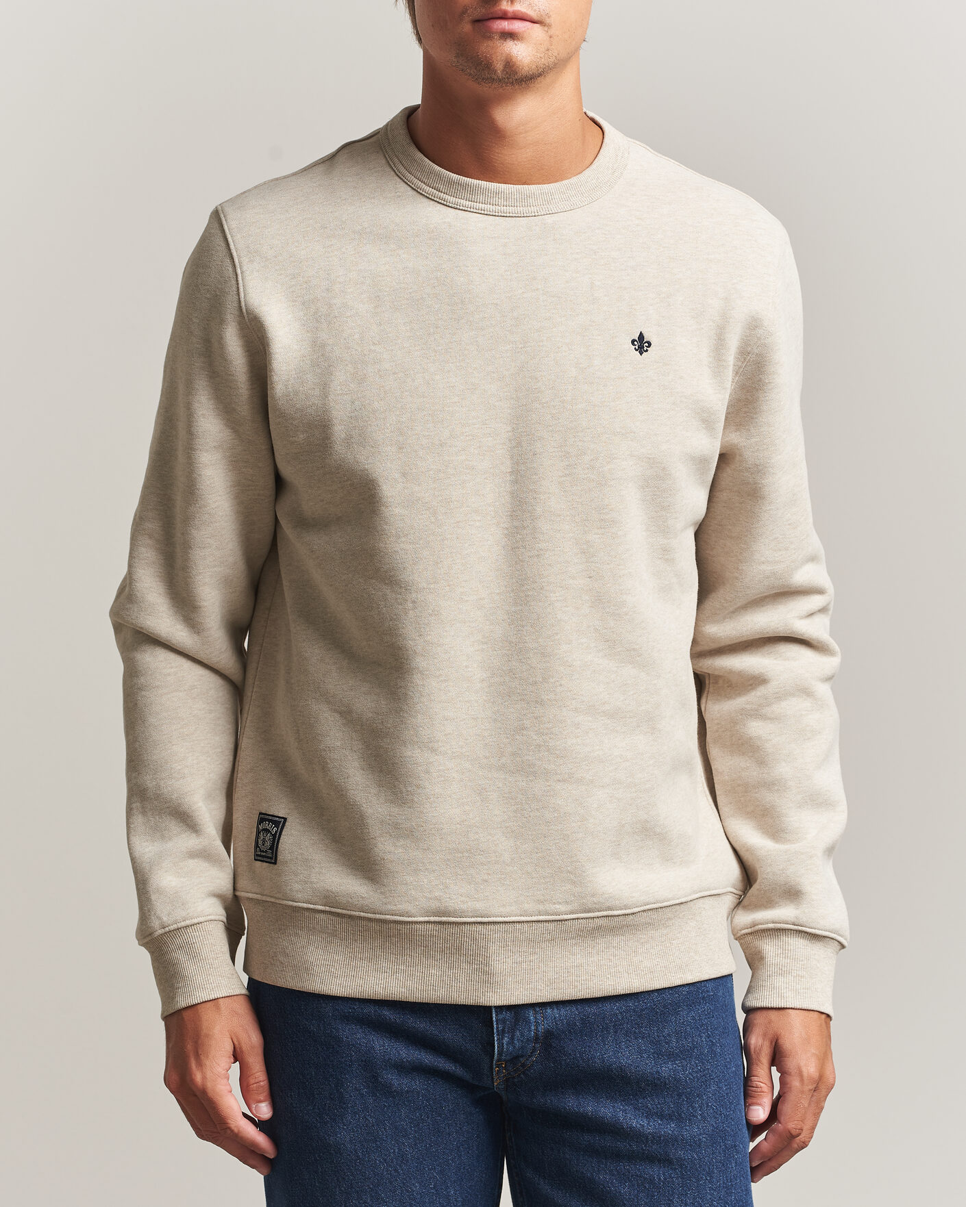 Heren | Truien | Morris | Brandon Lily Sweatshirt Khaki
