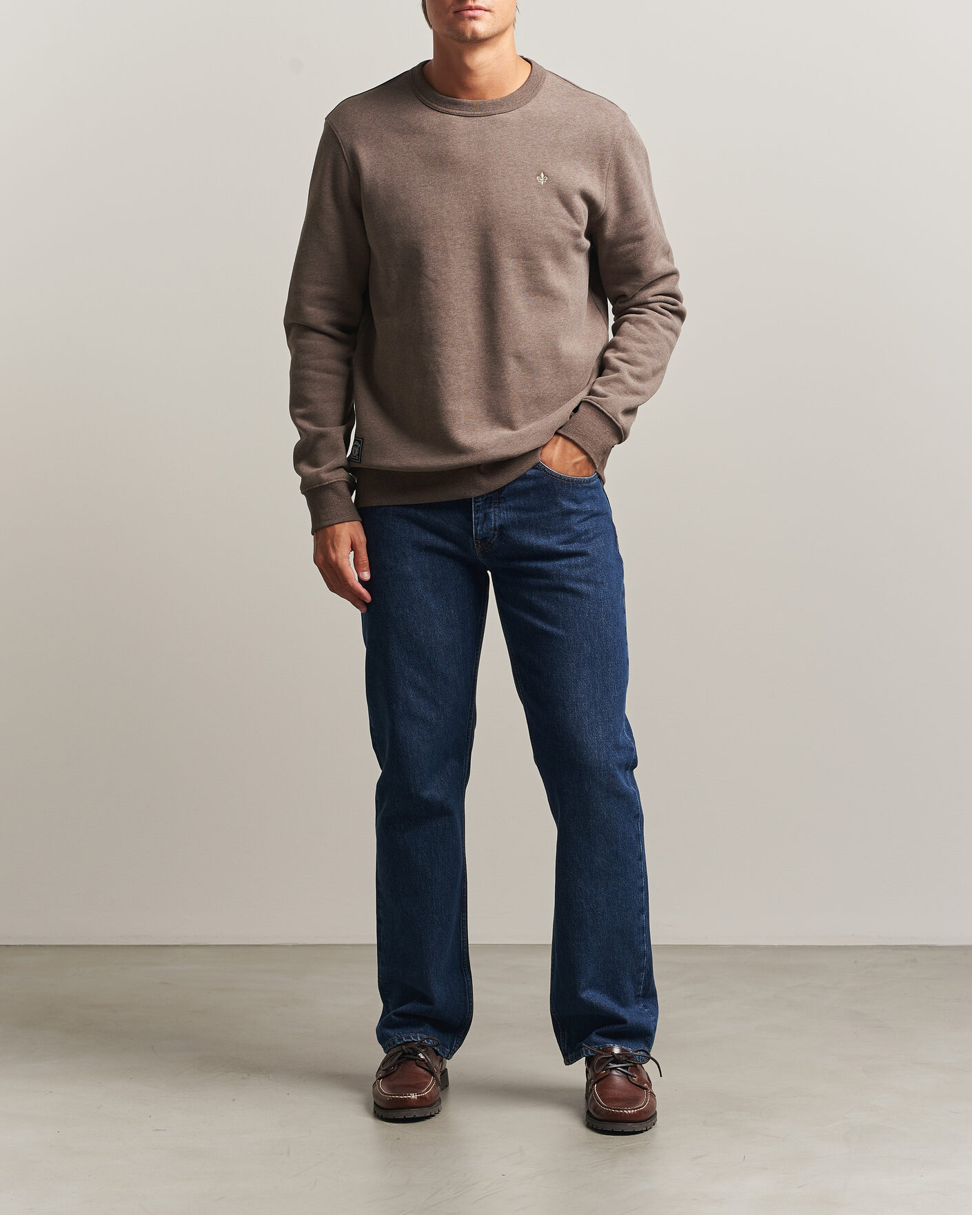 Homme | Pulls Et Tricots | Morris | Brandon Lily Sweatshirt Brown