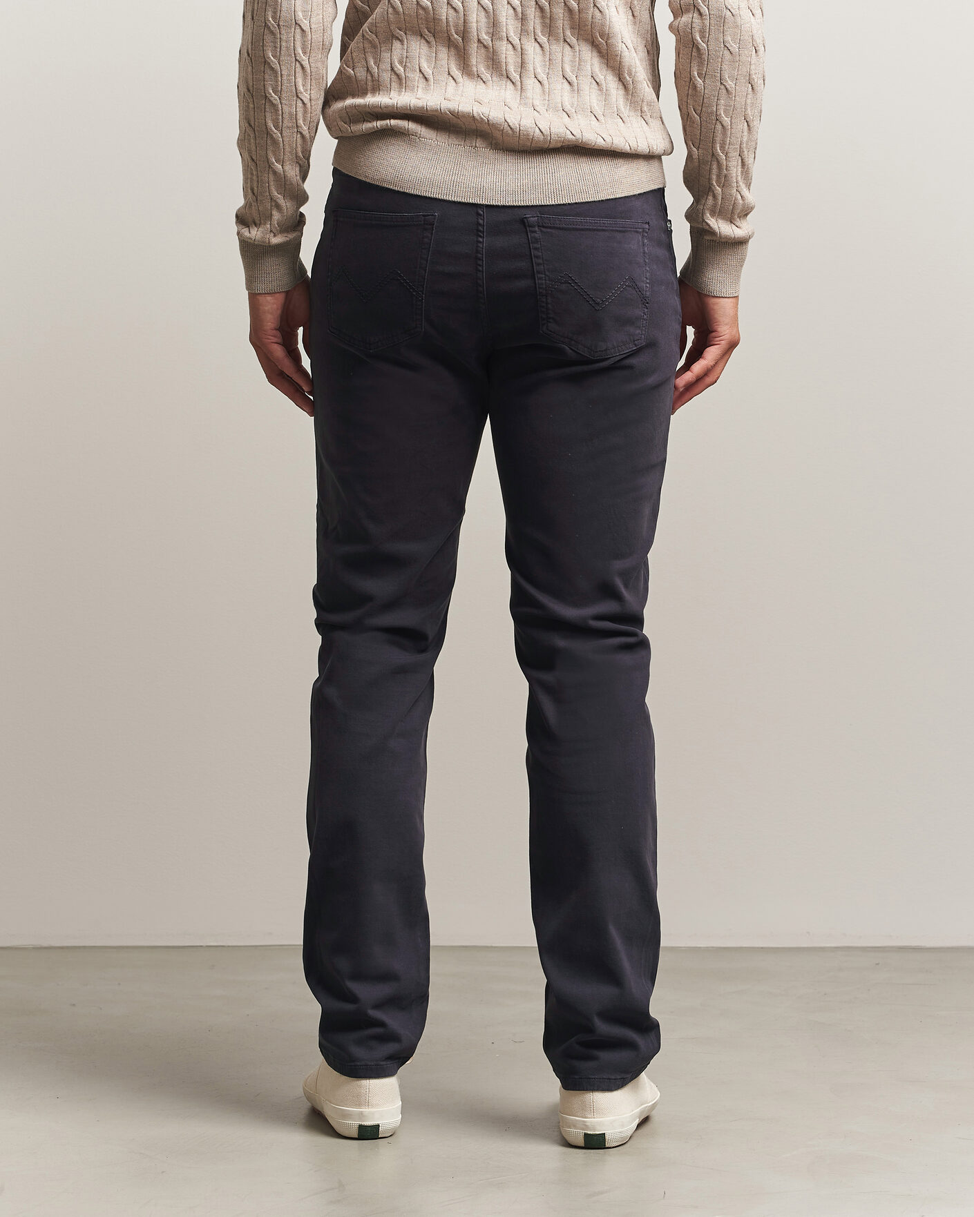 Homme | Pantalons | Morris | James Brushed 5-Pocket Pant Blue