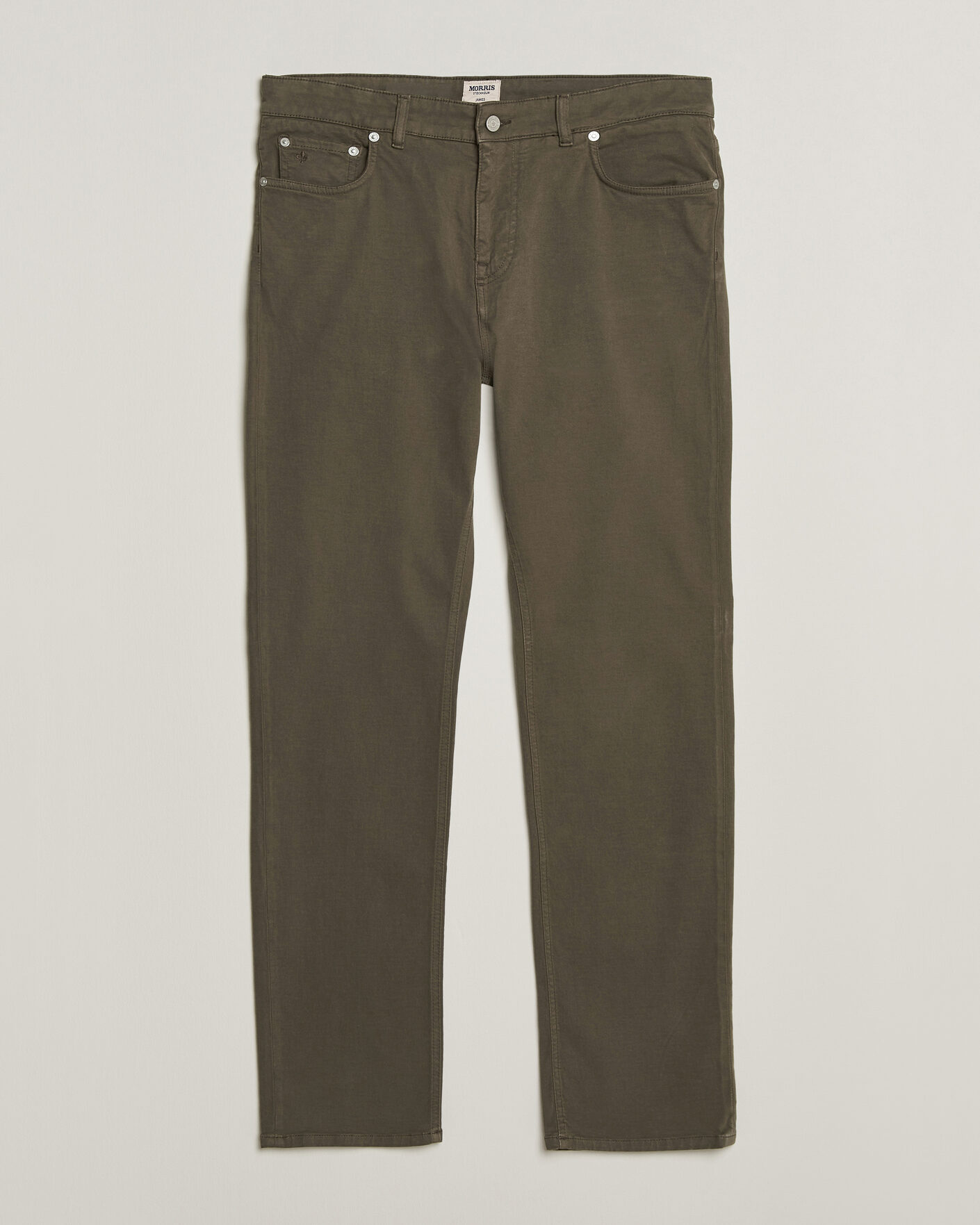 Homme | Pantalons | Morris | James Brushed 5-Pocket Pant Olive