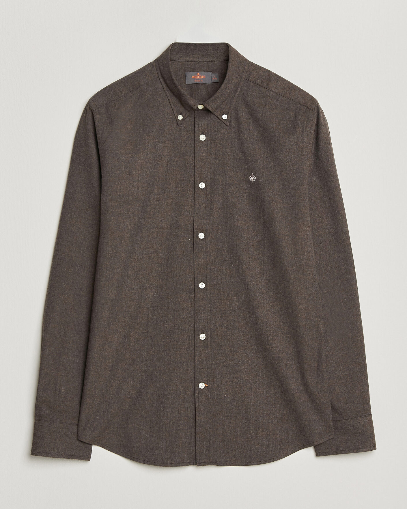 Heren | Overhemden | Morris | Watts Flannel Shirt Brown