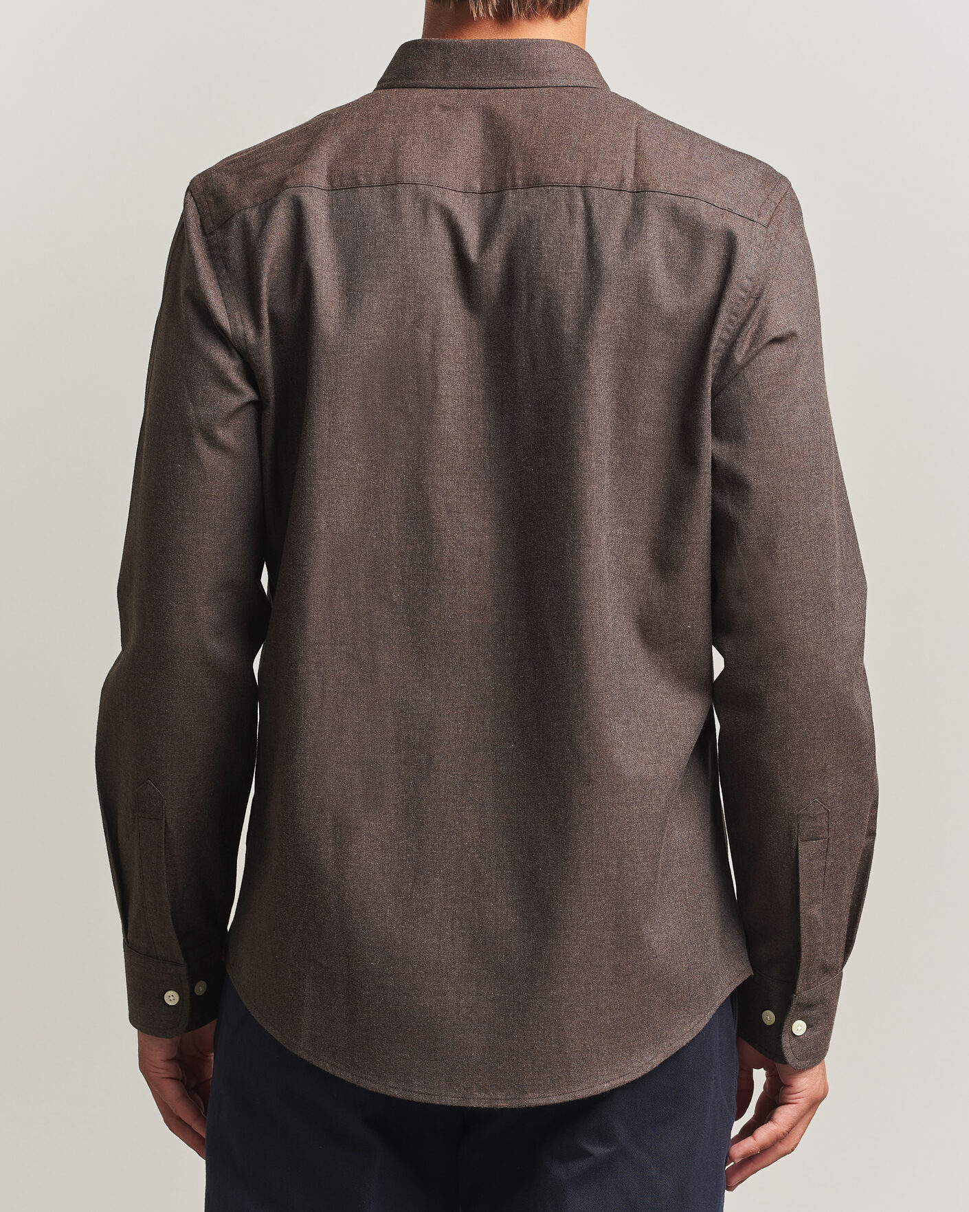 Heren | Overhemden | Morris | Watts Flannel Shirt Brown
