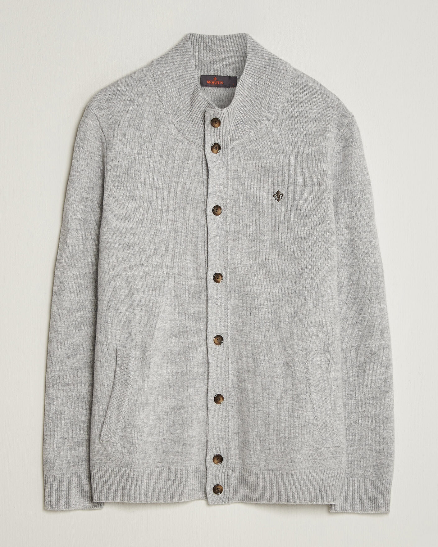 Homme | Pulls Et Tricots | Morris | Hertford Button Cardigan Grey