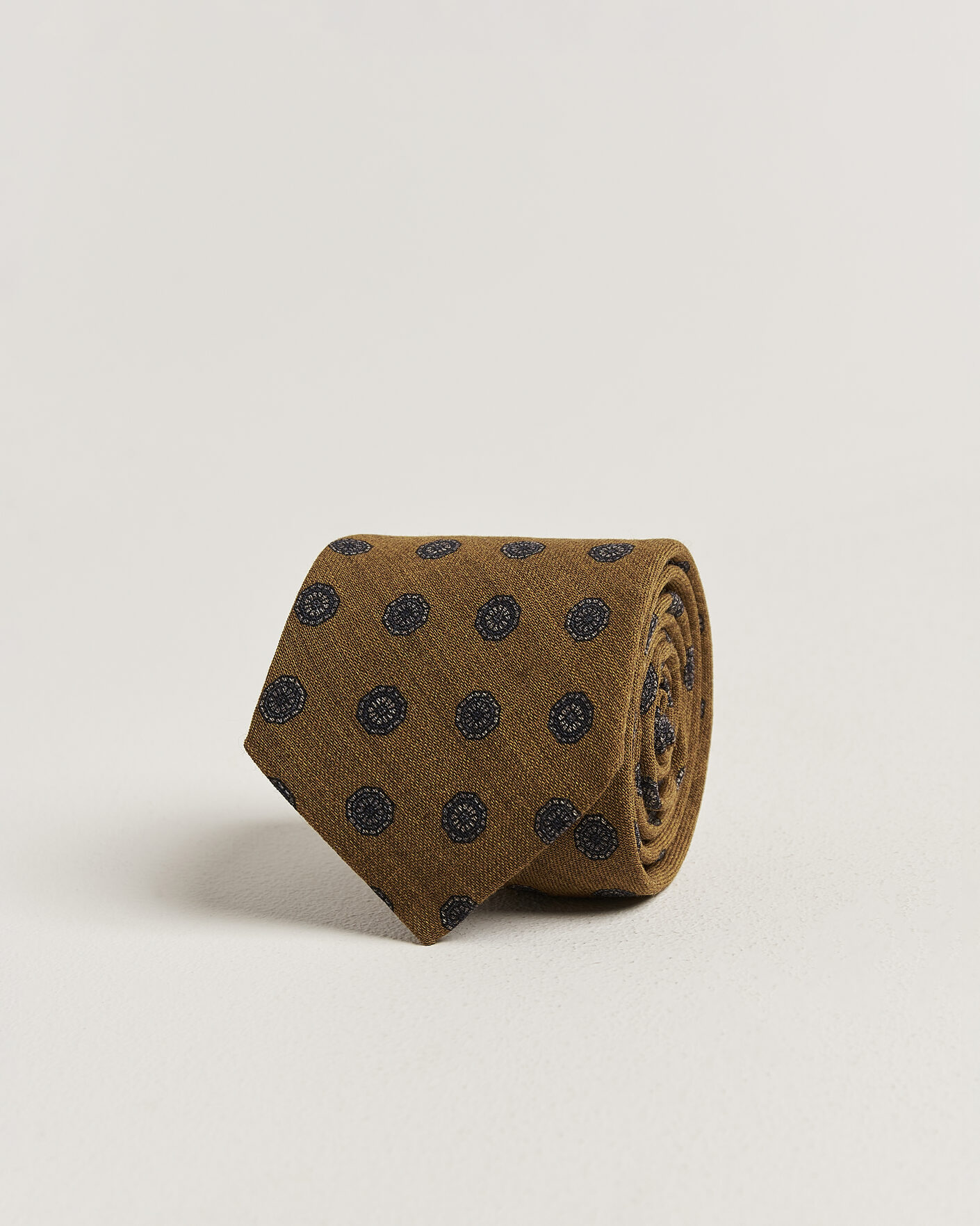 Homme | Cravates | Amanda Christensen | Wool Medallion 8cm Tie Yellow