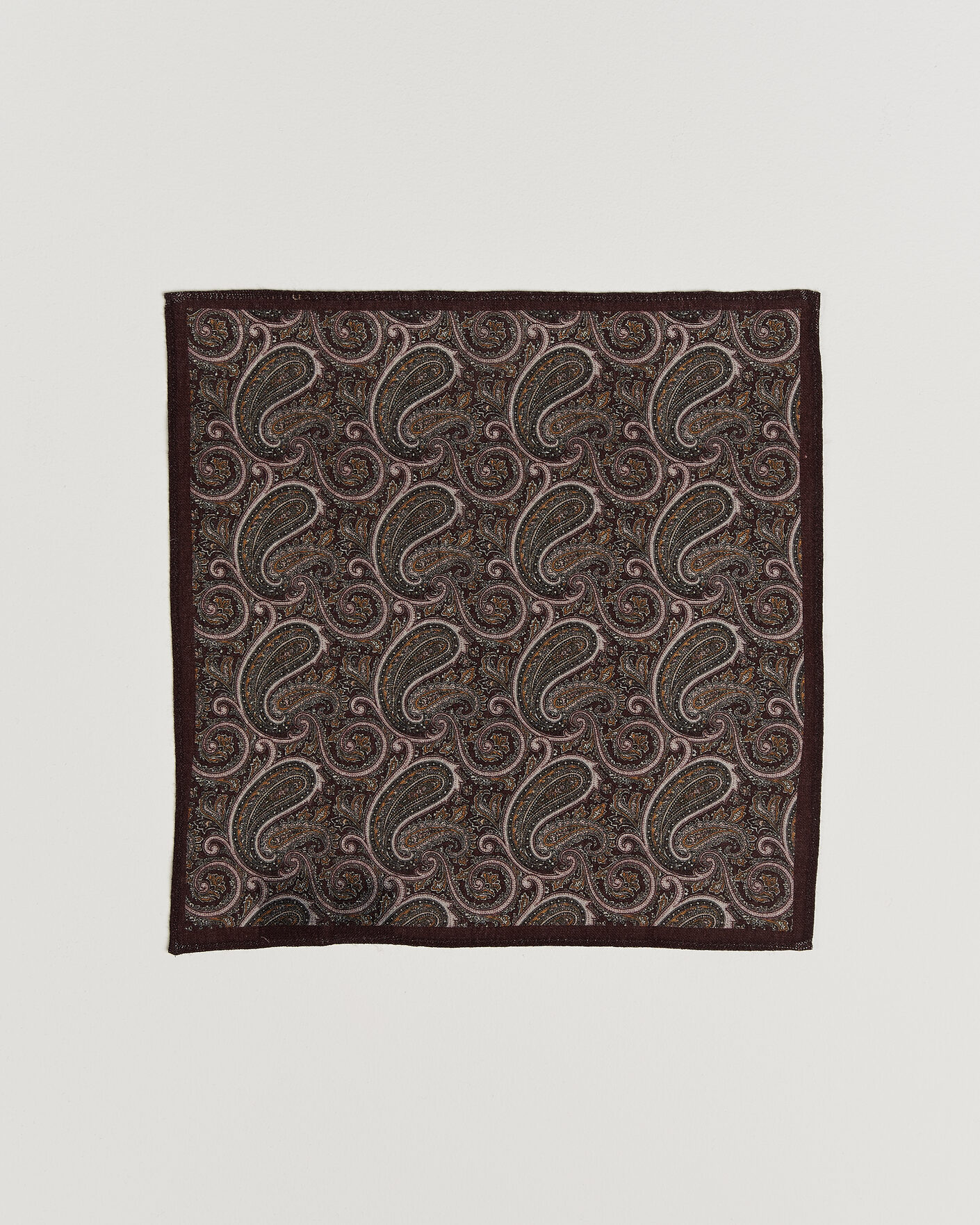 Heren | Stropdassen | Amanda Christensen | Box Set Wool 8 cm Tie And Pocket Square Wine