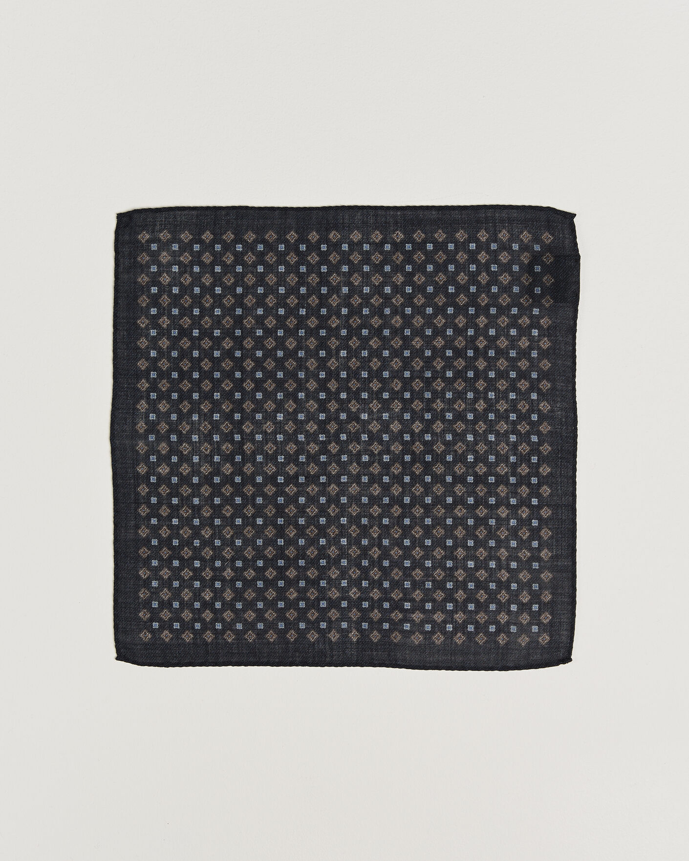 Heren | Pochets | Amanda Christensen | Wool Flower Pocket Square Navy