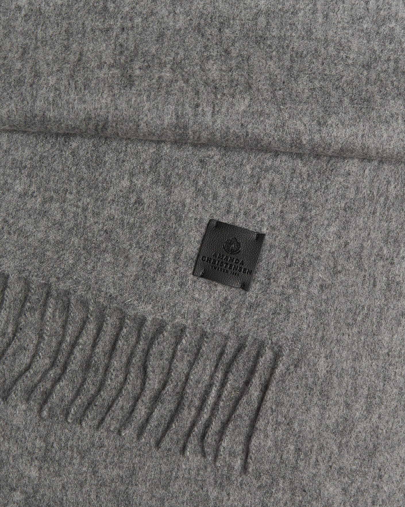 Homme | Écharpes | Amanda Christensen | Wool Scarf Light Grey Melange