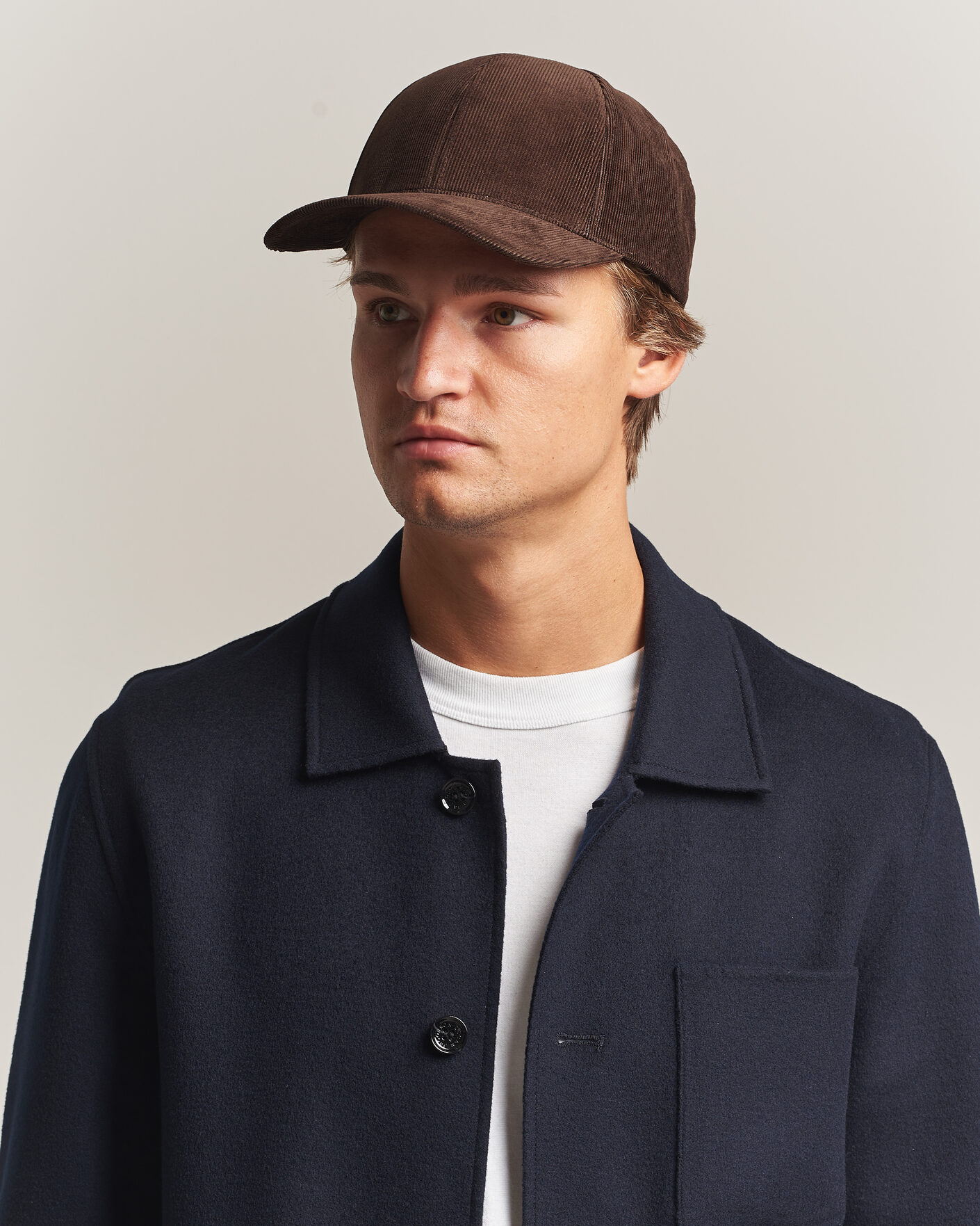 Homme | Bobs Et Casquettes | Varsity Headwear | Corduroy Baseball Cap Mocha Brown