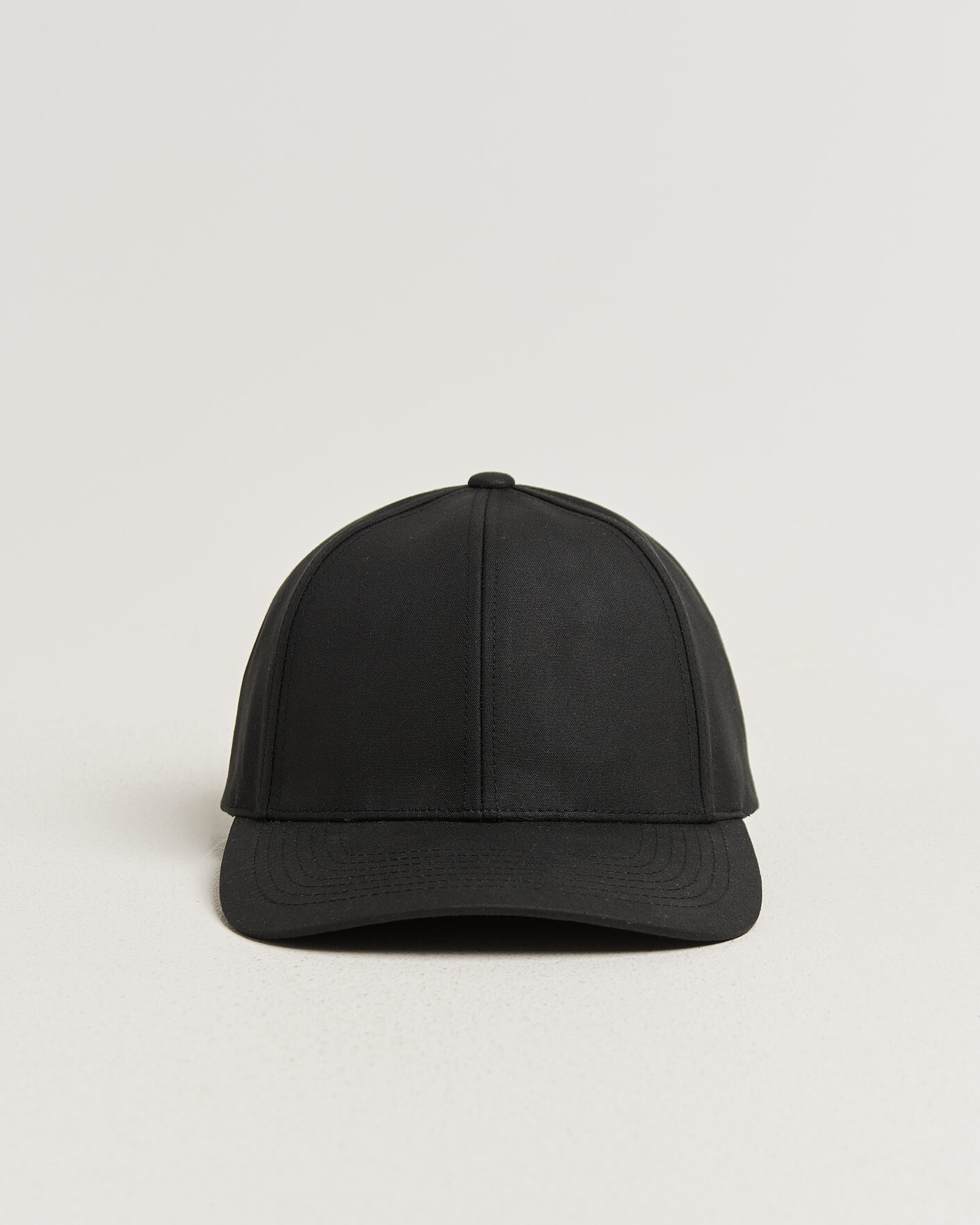 Homme | Bobs Et Casquettes | Varsity Headwear | Oilskin Baseball Cap Black
