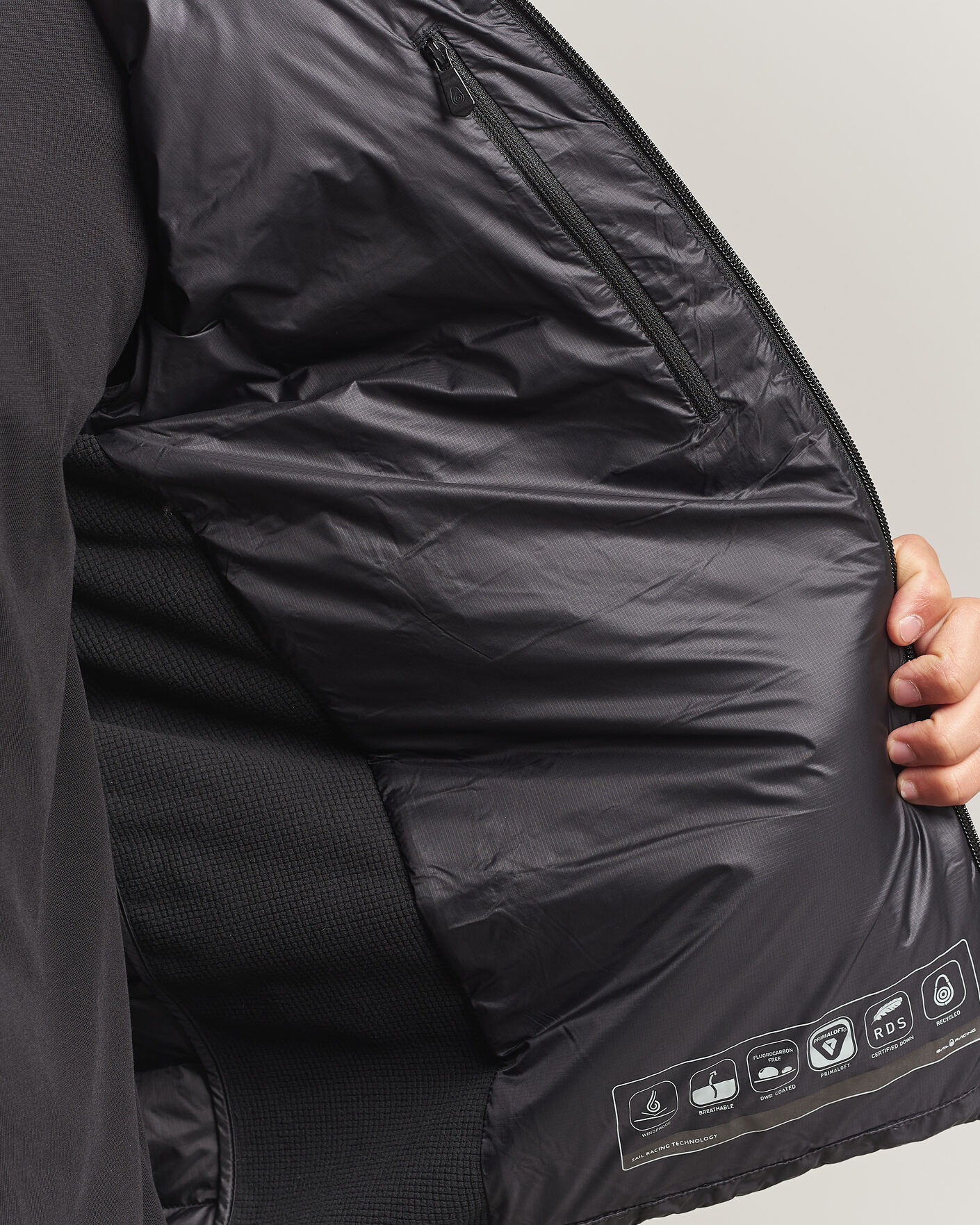 Homme | Manteaux Et Vestes | Sail Racing | Spray Down Hooded Hybrid Jacket Carbon