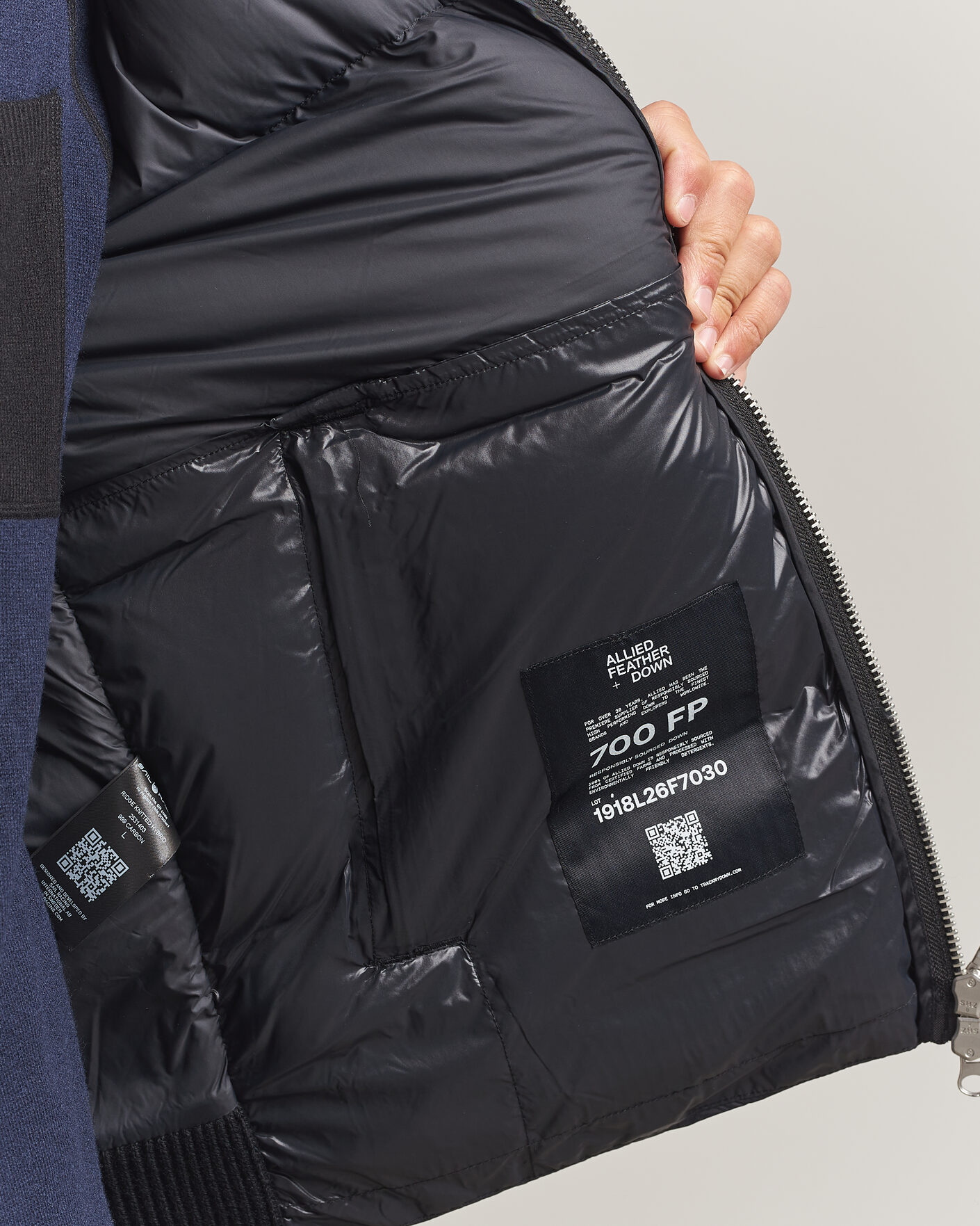 Heren | Jassen | Sail Racing | Ridge Hooded Hybrid Jacket Carbon