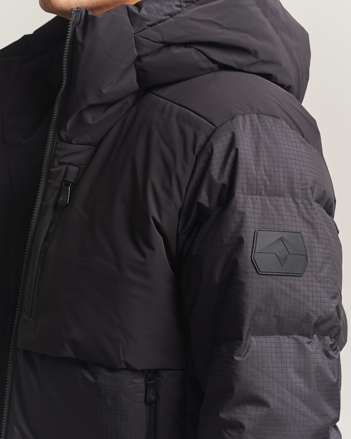 Heren | Jassen | Sail Racing | Polar Down Hooded Jacket Carbon