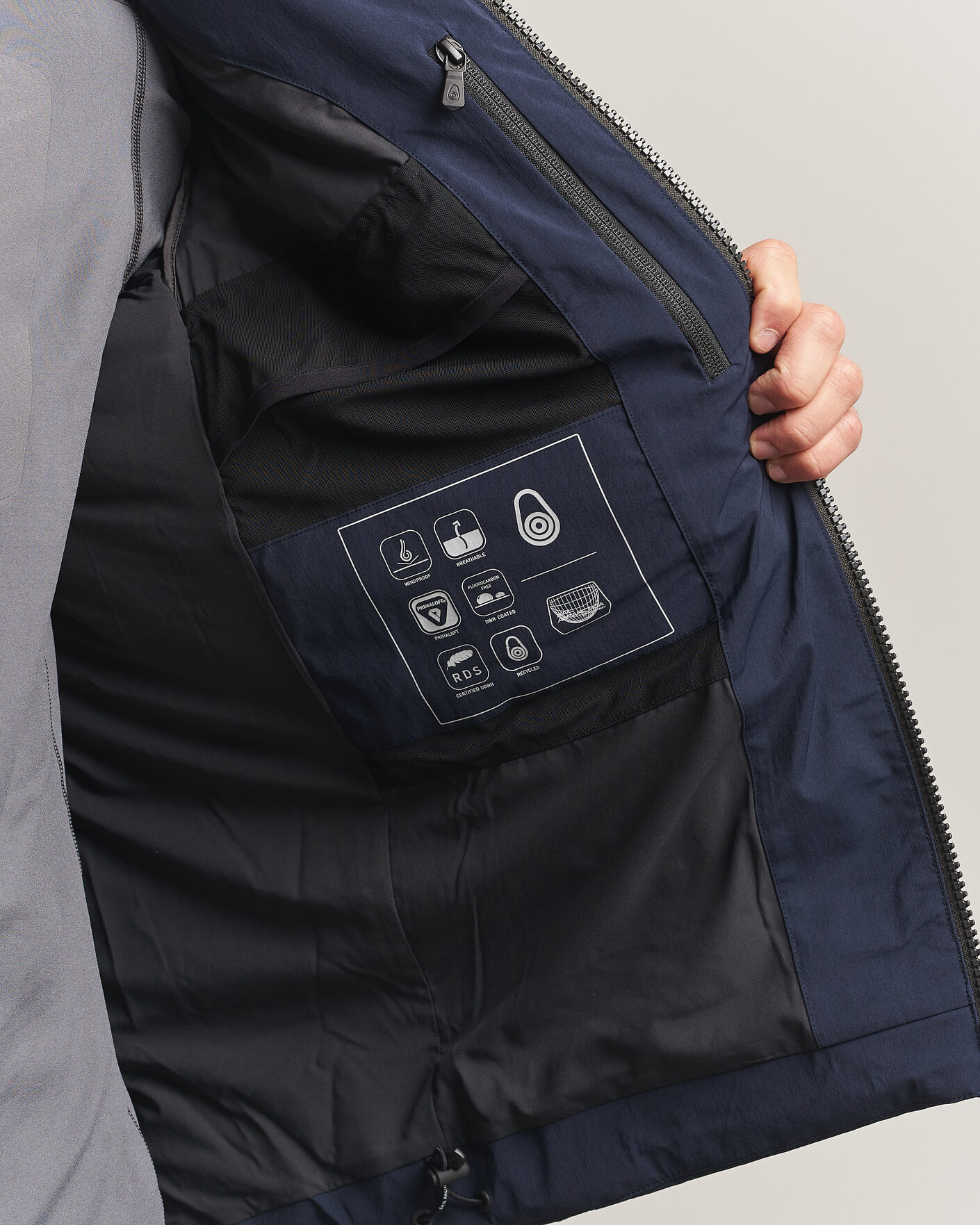 Heren | Jassen | Sail Racing | Arc Down Hooded Jacket Dark Navy