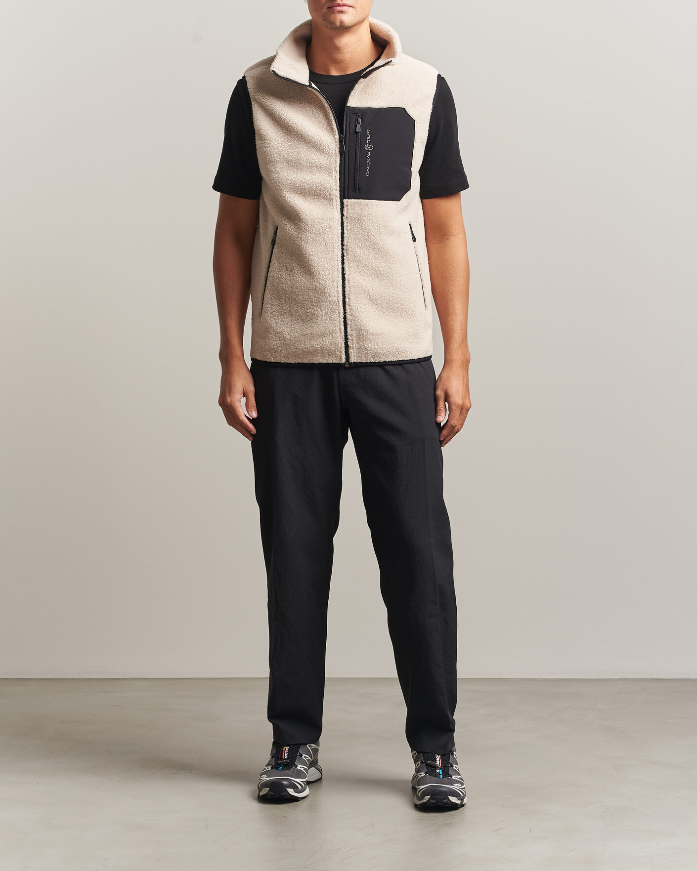 Heren | Truien | Sail Racing | Bowman Pile Vest Ivory