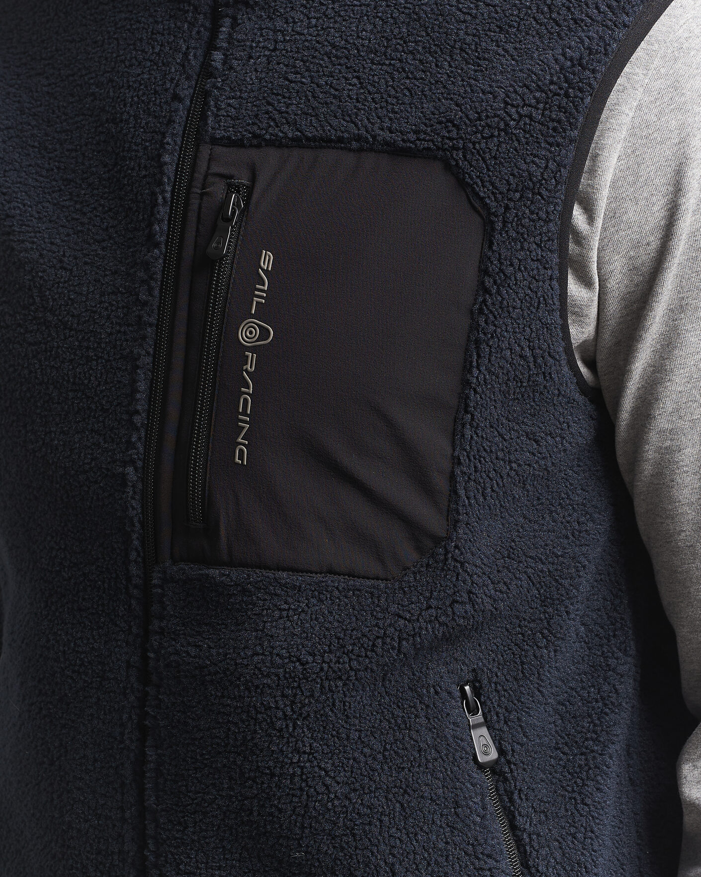 Heren | Truien | Sail Racing | Bowman Pile Vest Dark Navy
