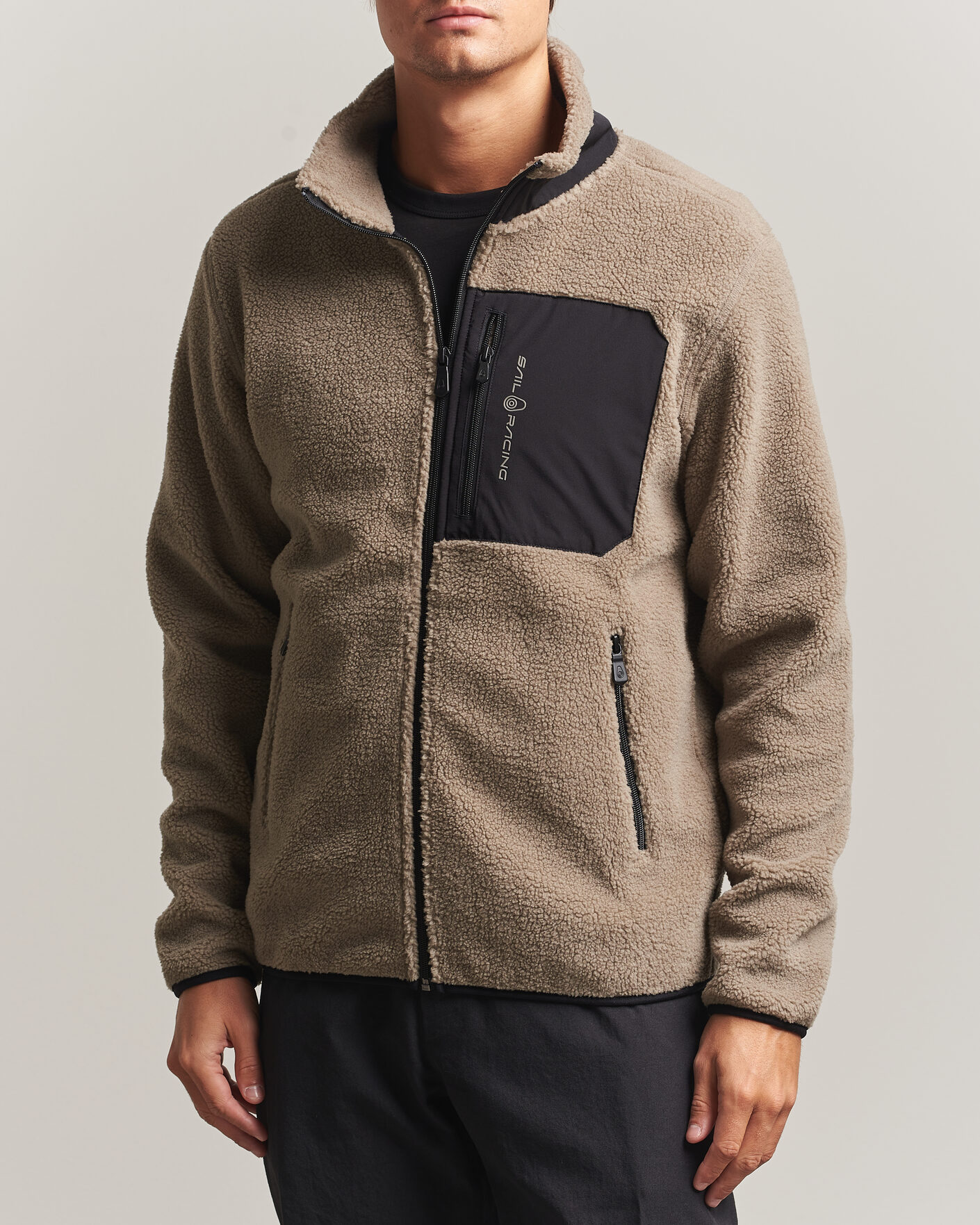 Homme | Pulls Et Tricots | Sail Racing | Bowman Pile Full Zip Sand