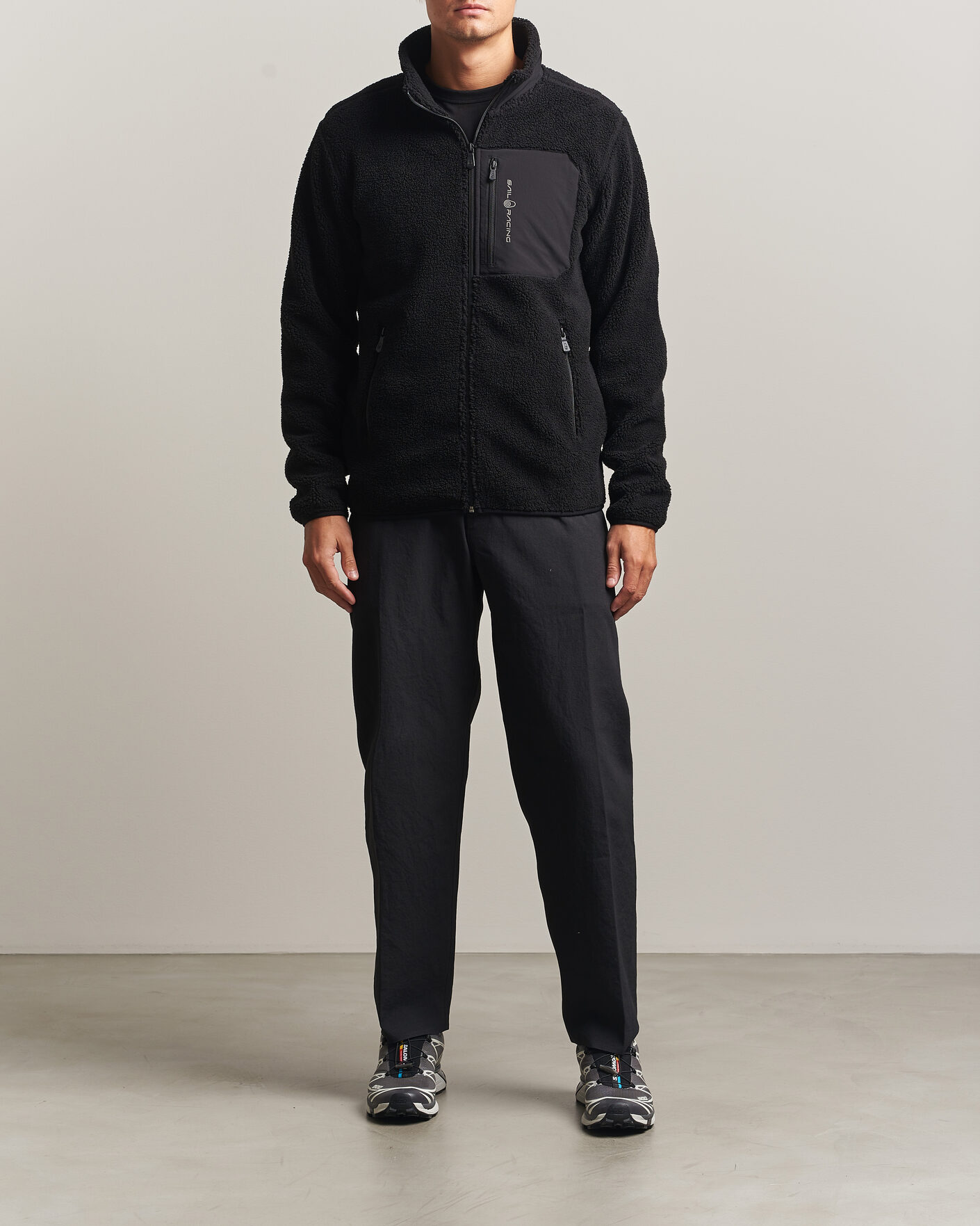 Homme | Pulls Et Tricots | Sail Racing | Bowman Pile Full Zip Carbon