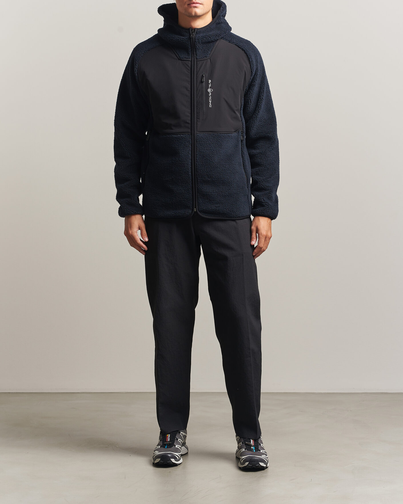 Homme | Pulls Et Tricots | Sail Racing | Patrol Pile Full Zip Hoodie Dark Navy