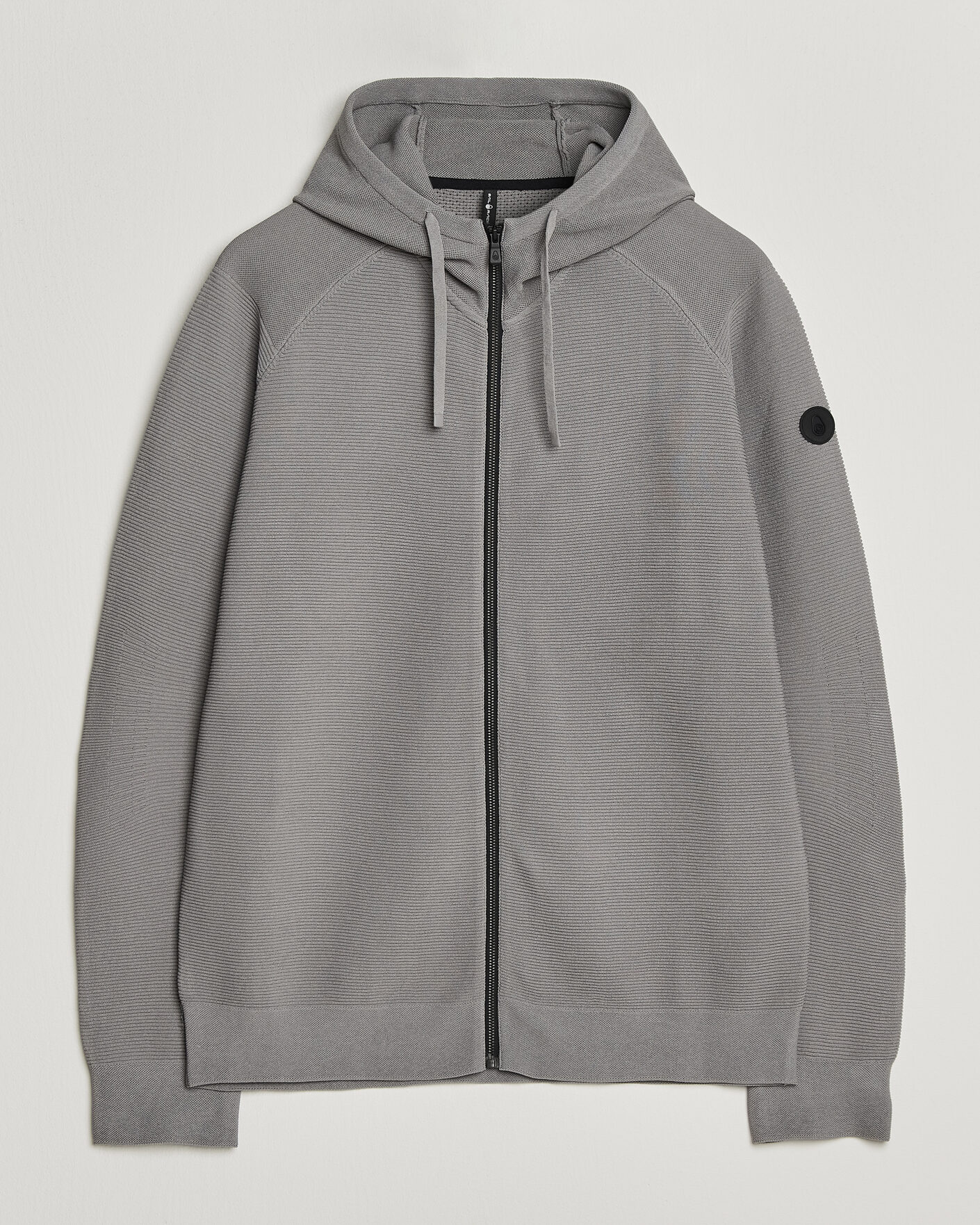Heren | Truien | Sail Racing | Element Seamless Full Zip Hoodie Frost Grey