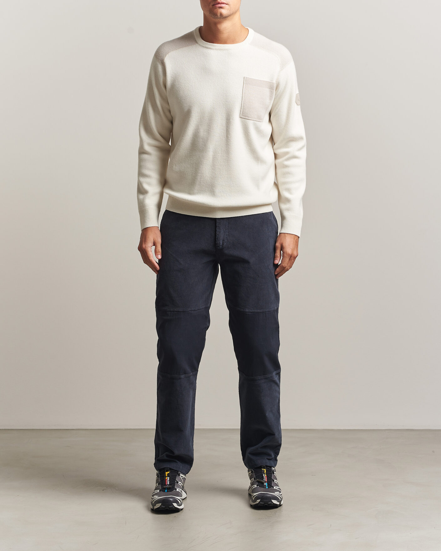 Homme | Pulls Et Tricots | Sail Racing | Spine Wool Knitted Sweater Off White