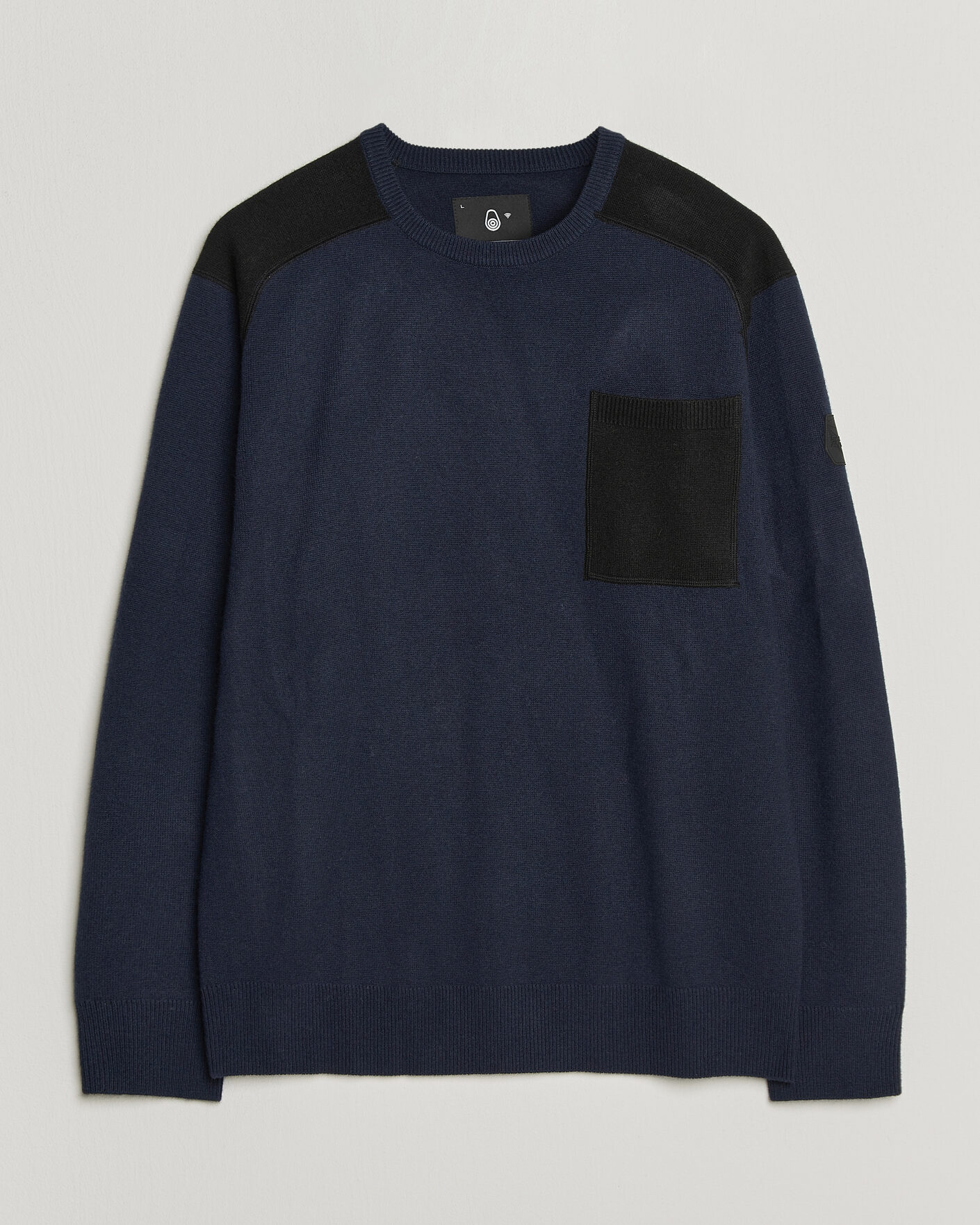 Homme | Pulls Et Tricots | Sail Racing | Spine Wool Knitted Sweater Dark Navy