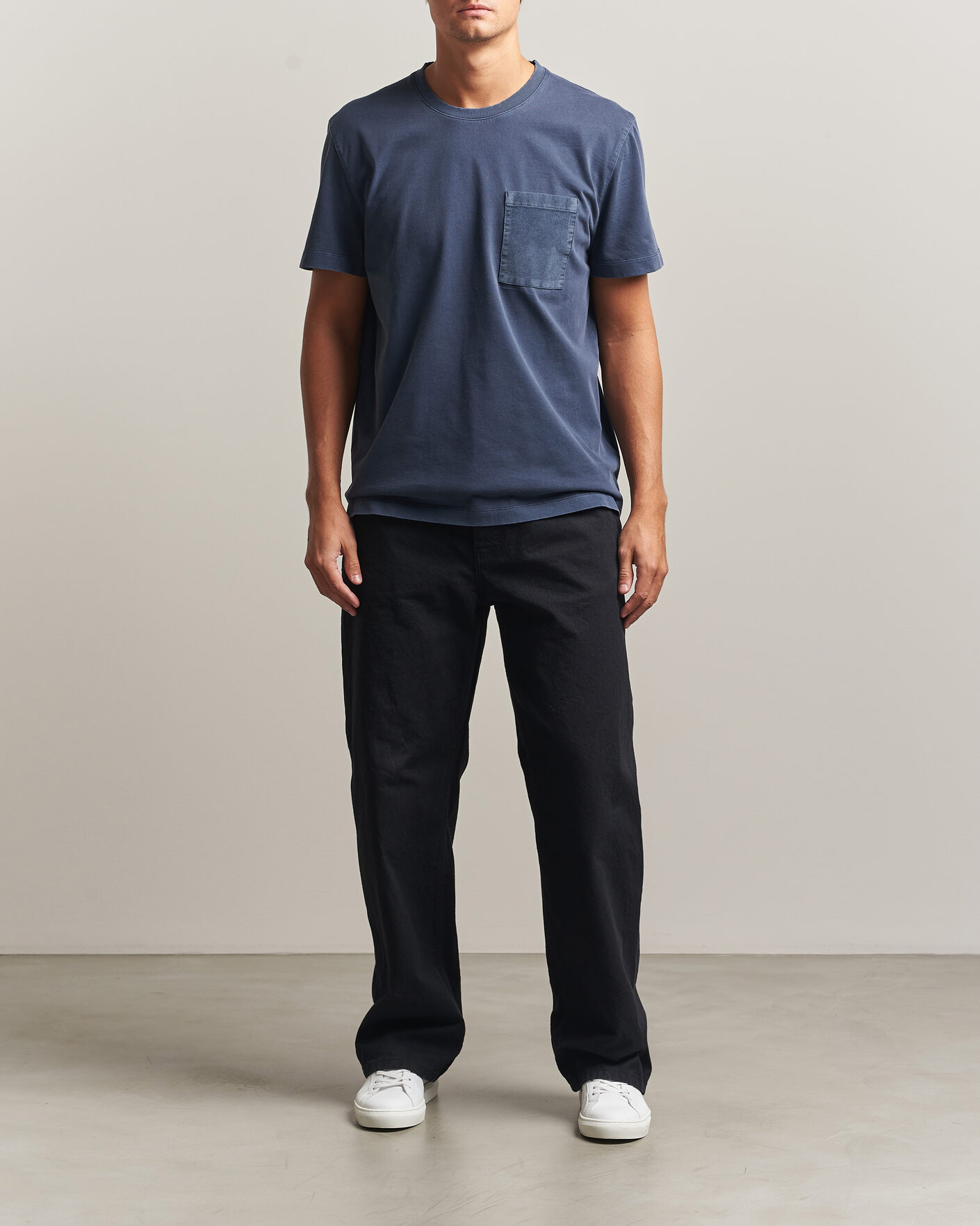 Homme | T-shirts | Sail Racing | Grinder Corduroy T-Shirt Dark Navy