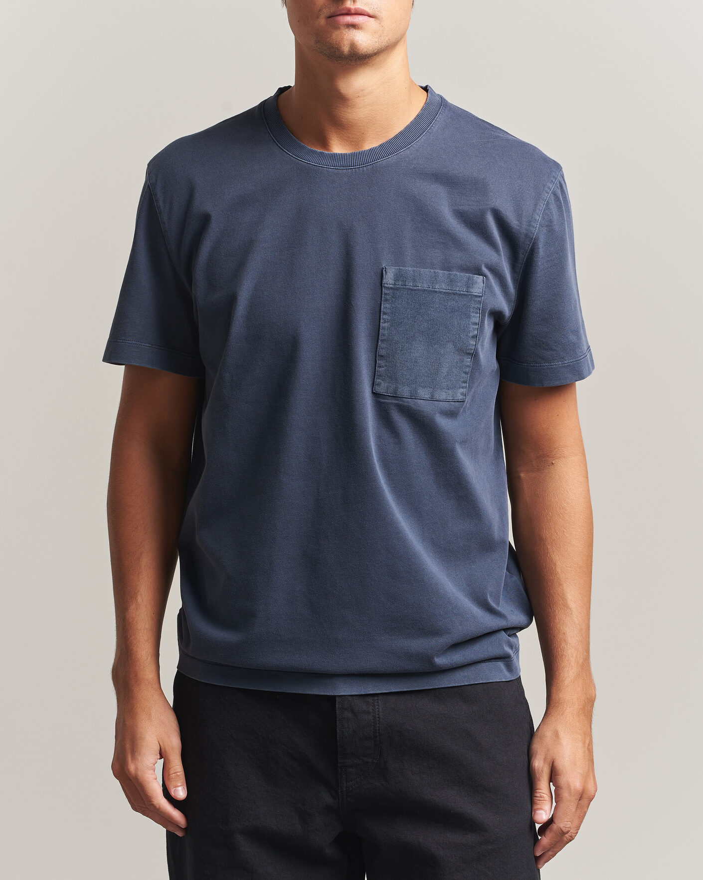 Homme | T-shirts | Sail Racing | Grinder Corduroy T-Shirt Dark Navy