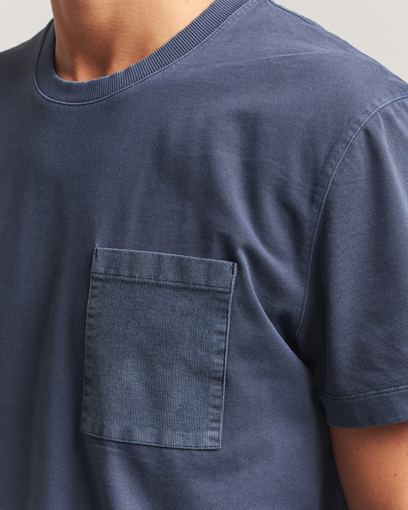 Homme | T-shirts | Sail Racing | Grinder Corduroy T-Shirt Dark Navy