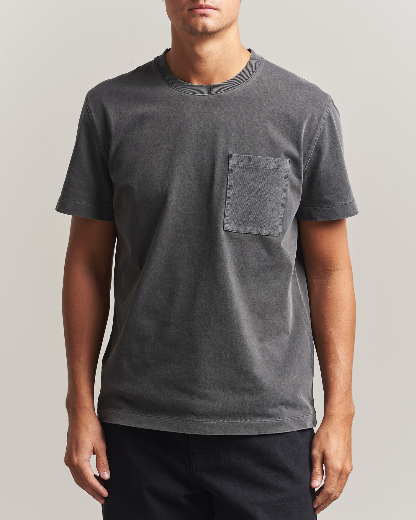 Heren | T-shirts | Sail Racing | Grinder Corduroy T-Shirt Asphalt